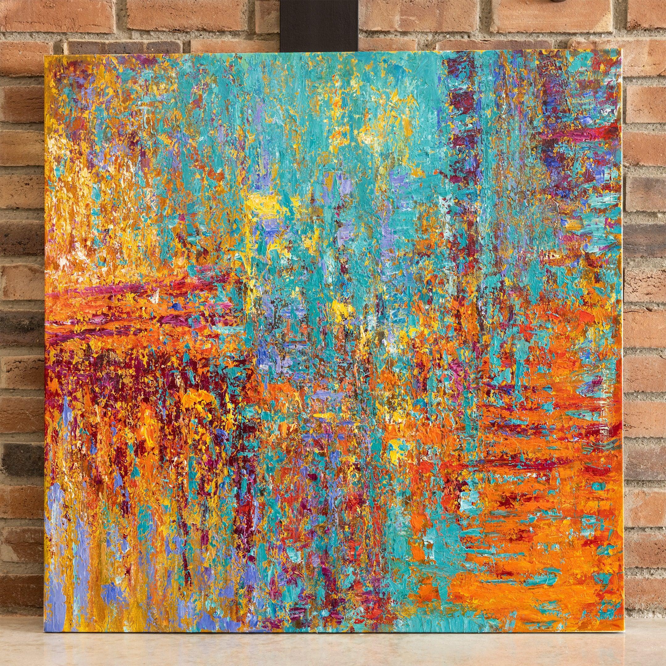 Échos du coucher de soleil turquoise