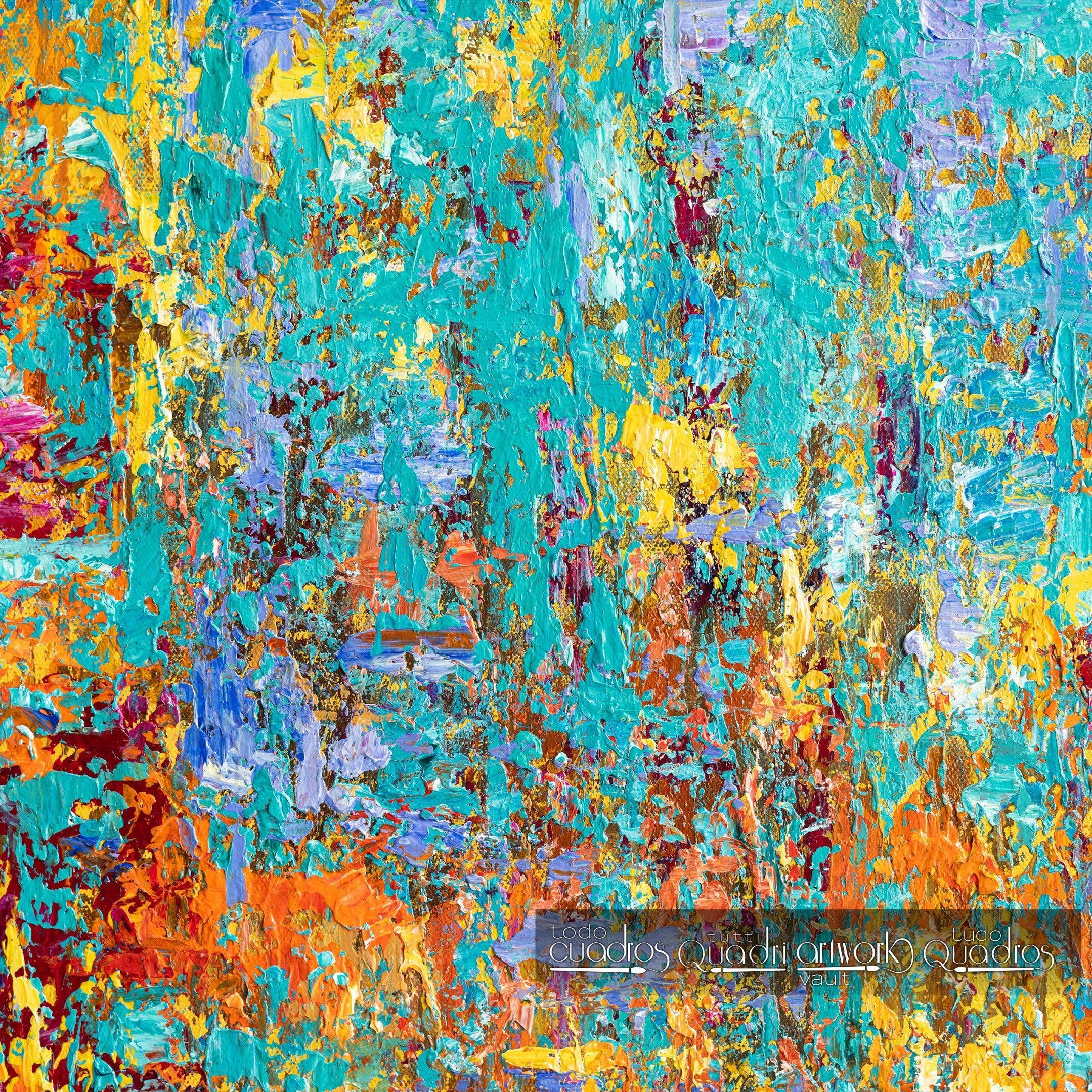 Échos du coucher de soleil turquoise