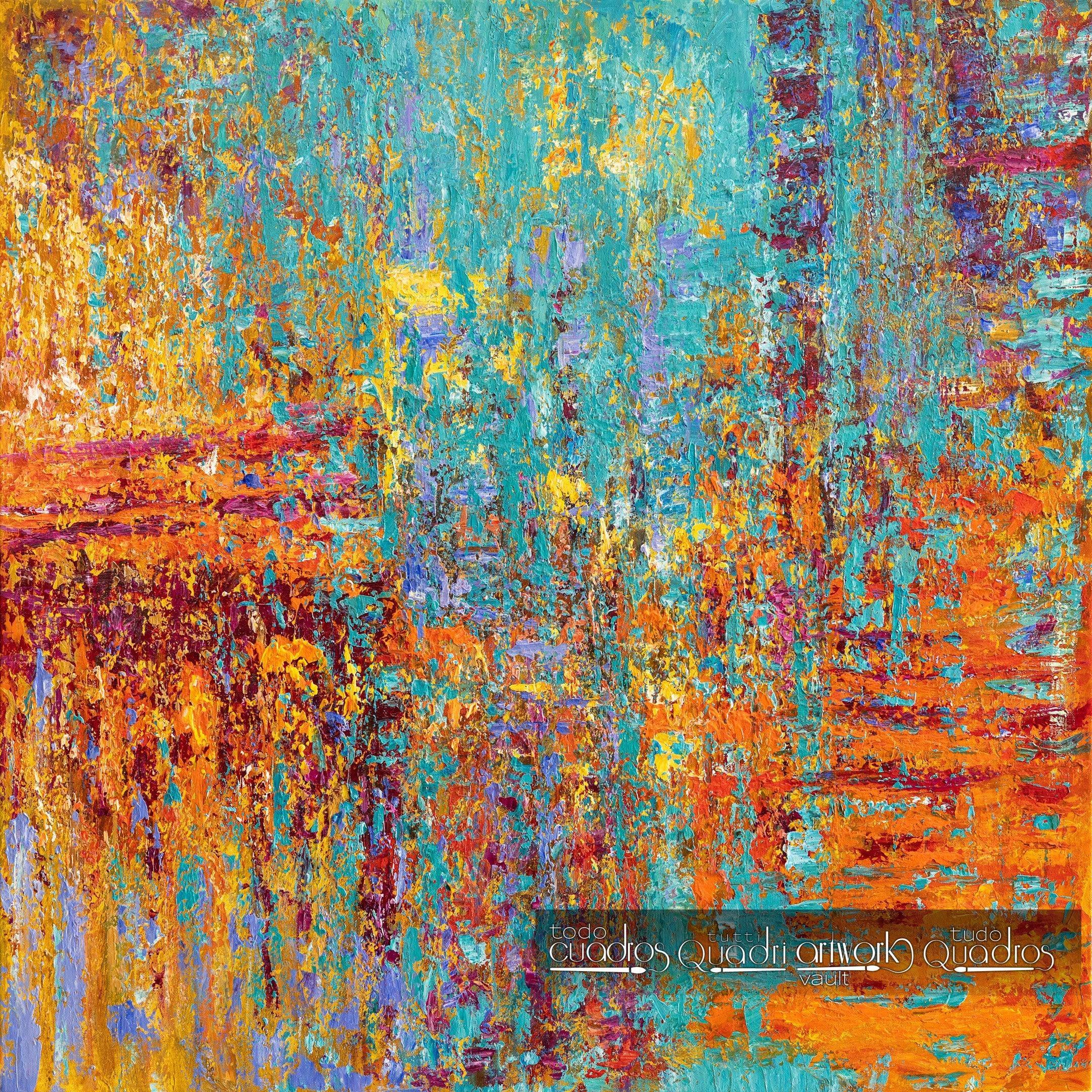 Échos du coucher de soleil turquoise