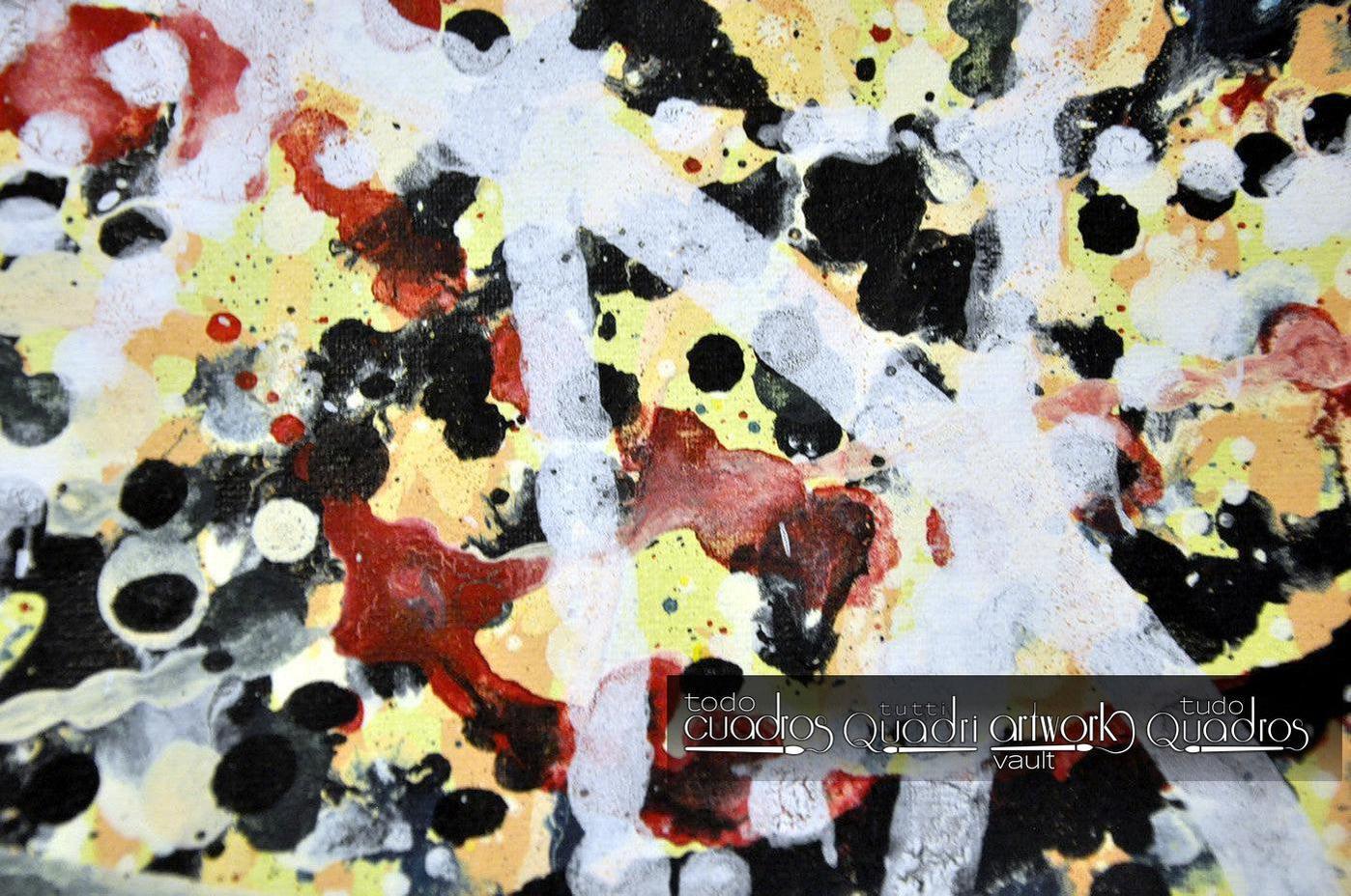Tableau "Hommage à Pollock" <br /> A. Croxatto (2015)