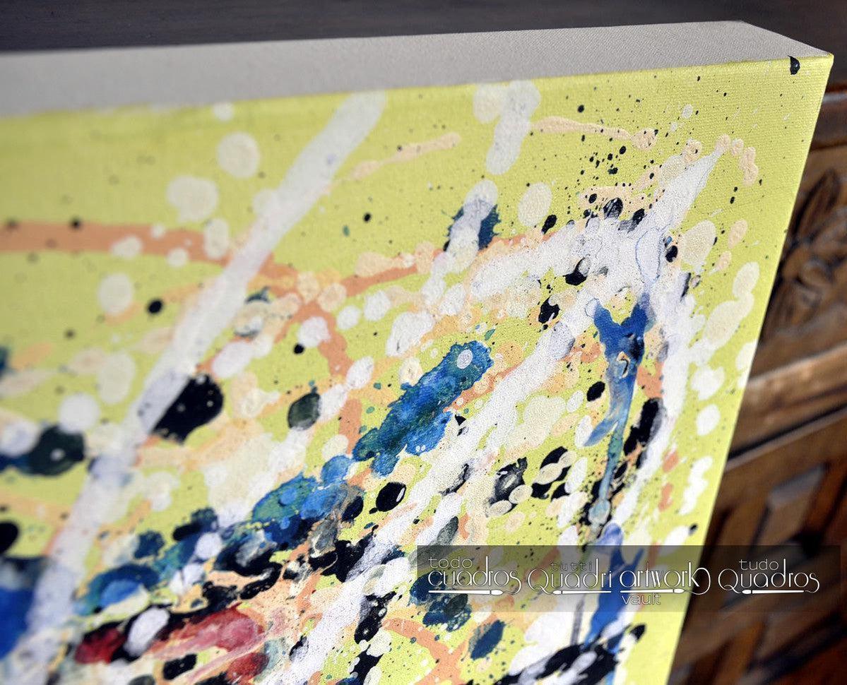 Tableau "Hommage à Pollock" <br /> A. Croxatto (2015)