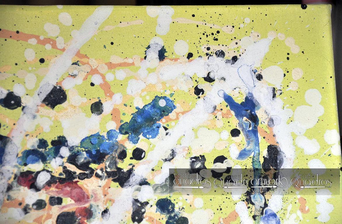 Tableau "Hommage à Pollock" <br /> A. Croxatto (2015)