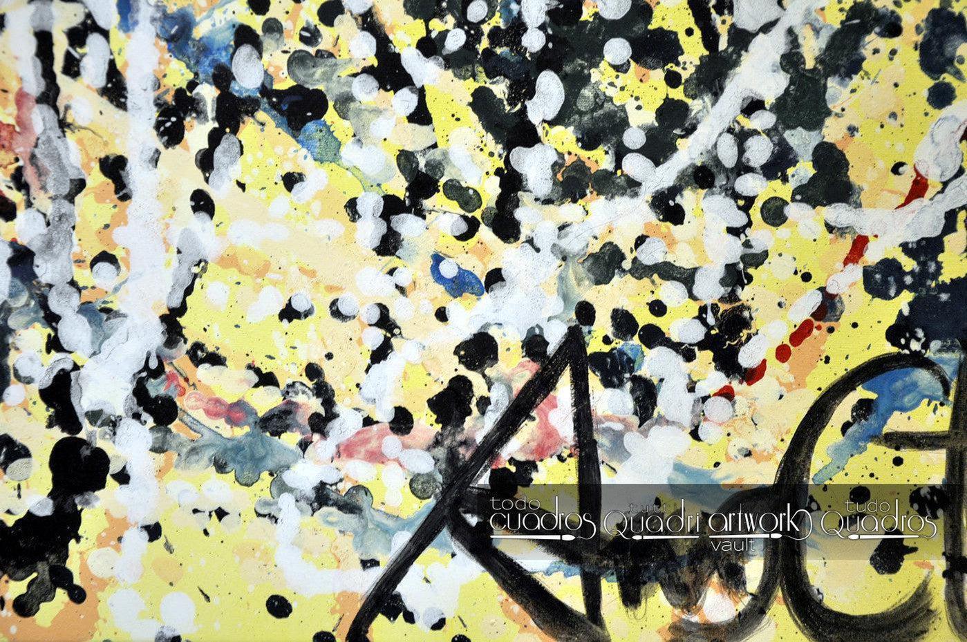 Tableau "Hommage à Pollock" <br /> A. Croxatto (2015)