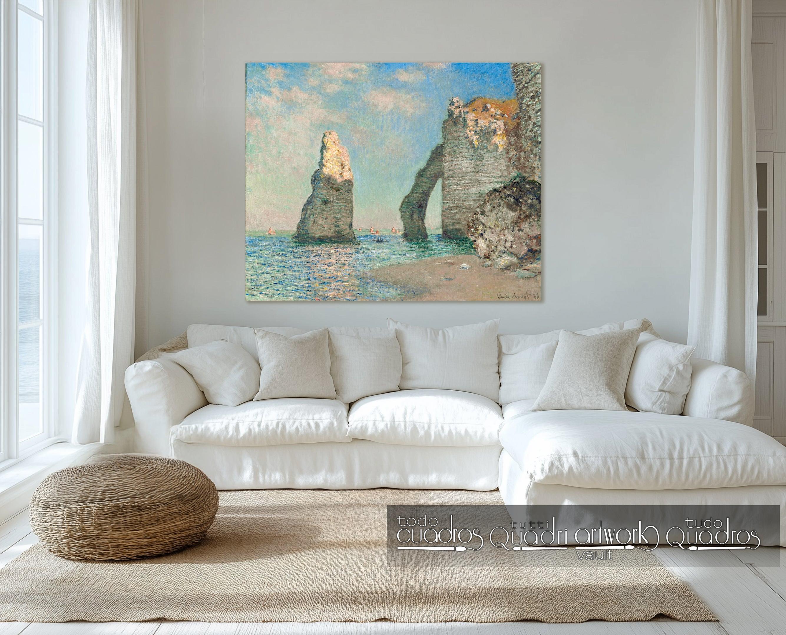 Falaises en Etretat, Monet