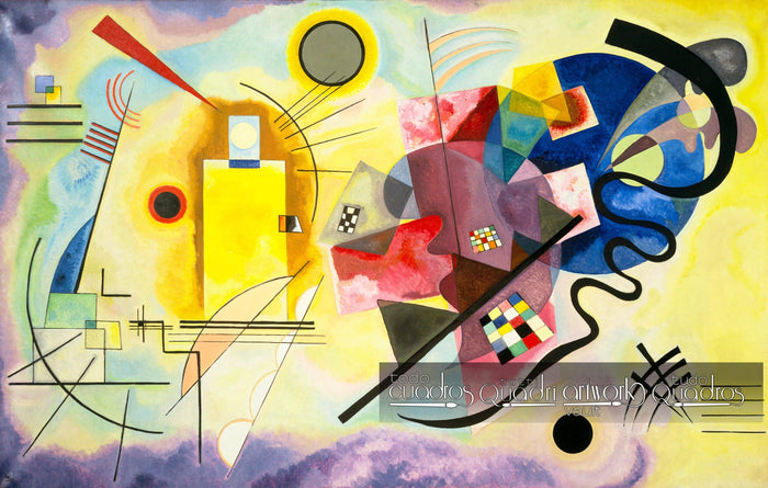 Jaune-rouge-bleu, Kandinsky