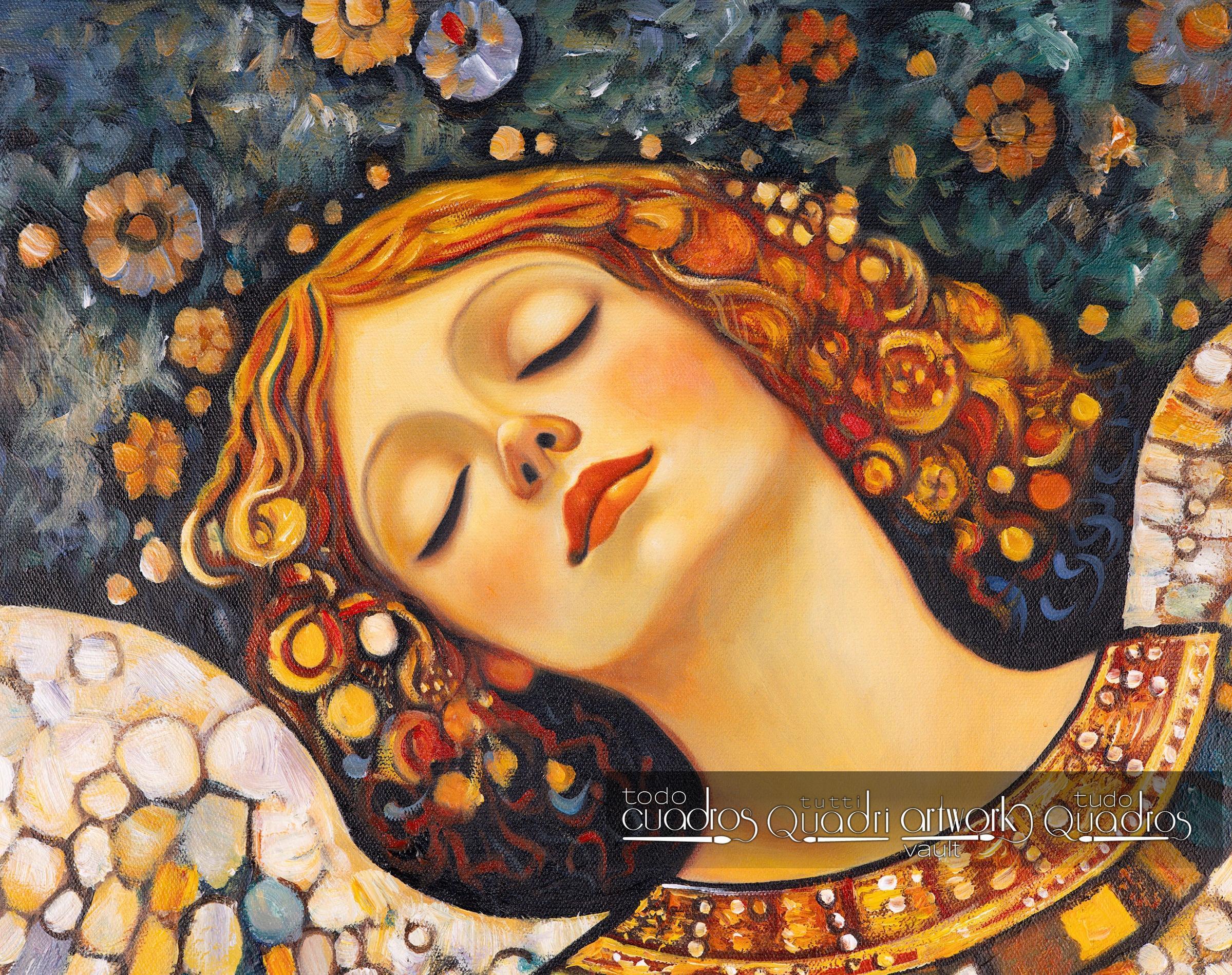 Ange des rêves, style Klimt