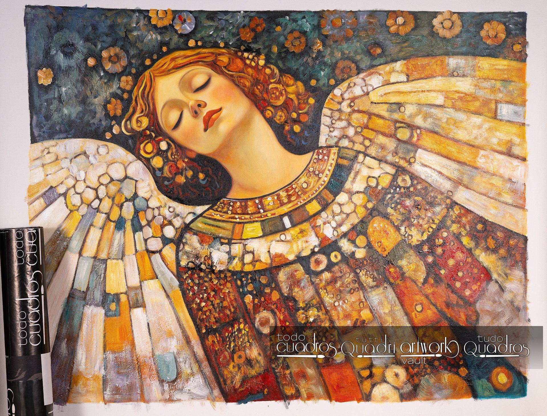 Ange des rêves, style Klimt