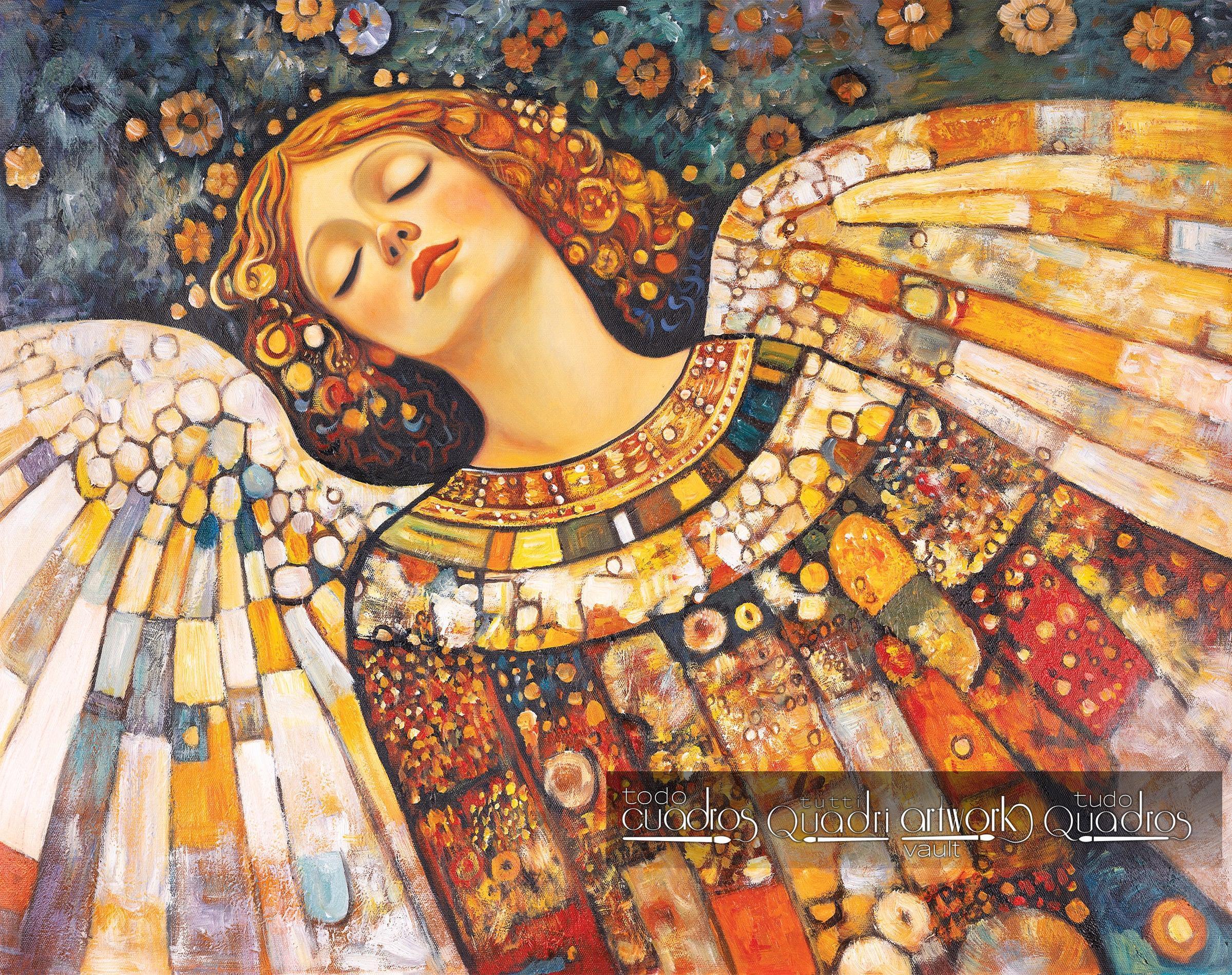 Ange des rêves, style Klimt