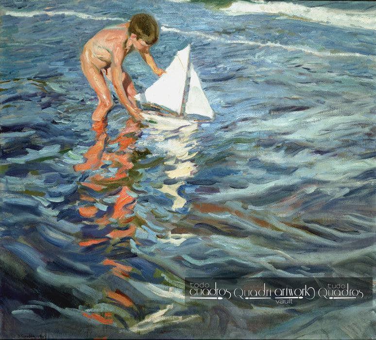 Le petit voilier, Sorolla