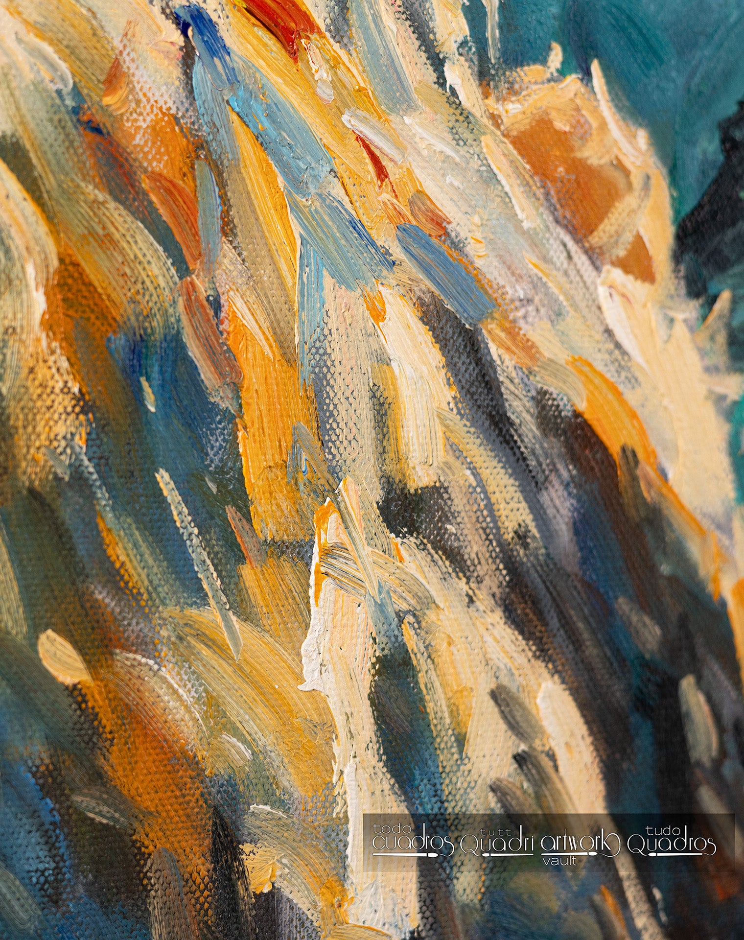 Sérénité ancrée, style Monet