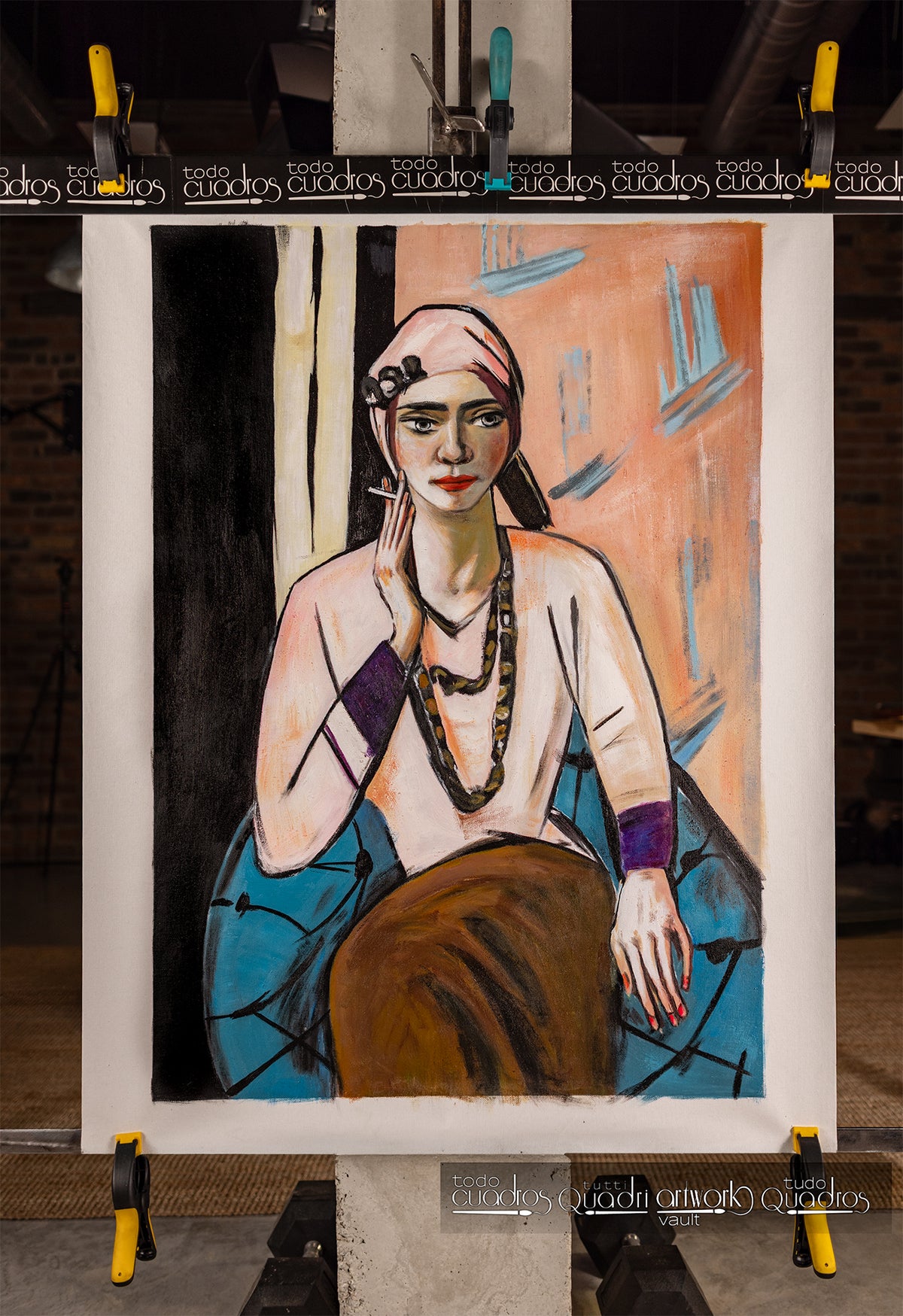 Quappi en rose, Max Beckmann
