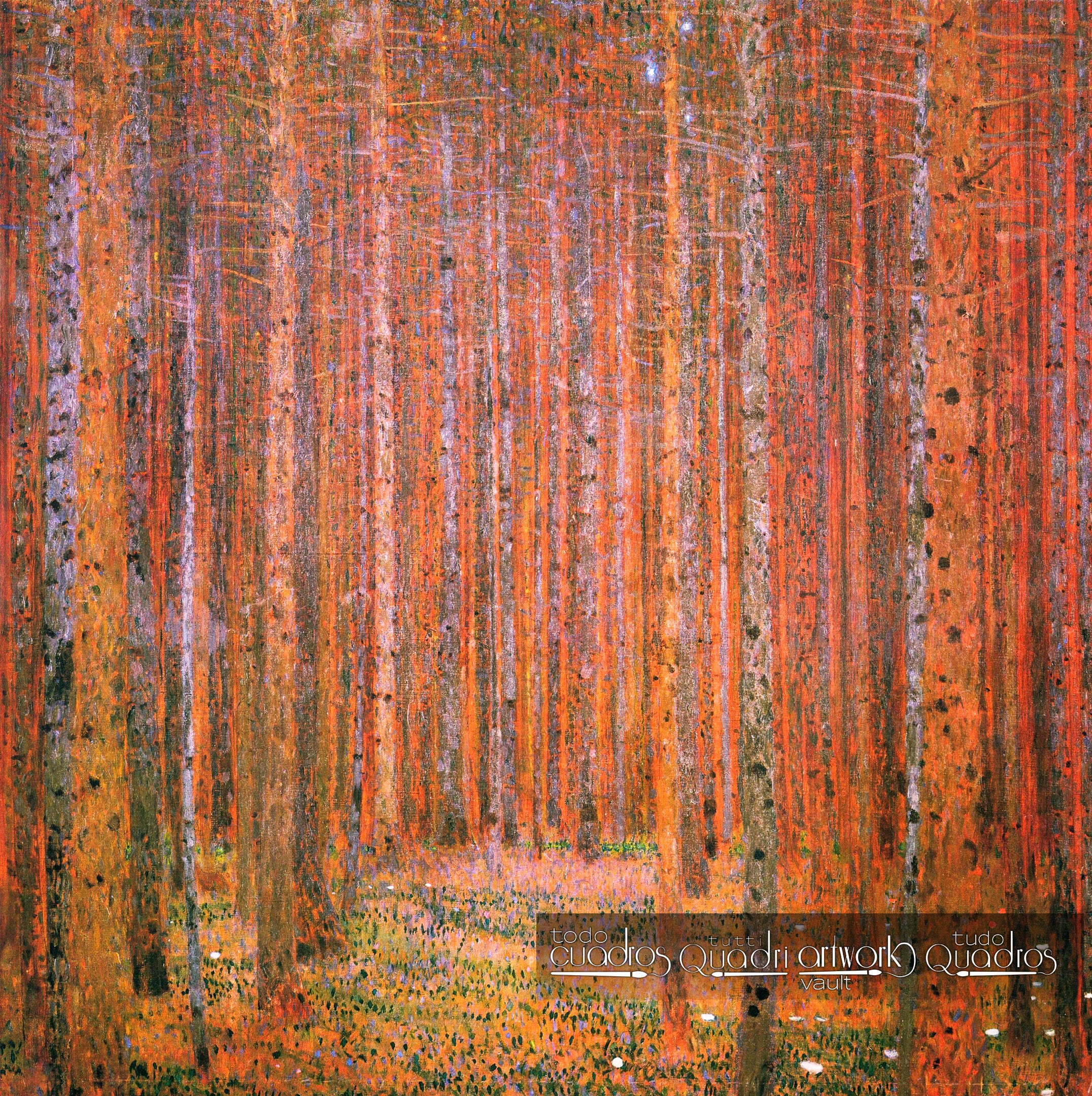 Forêt de pins, Klimt