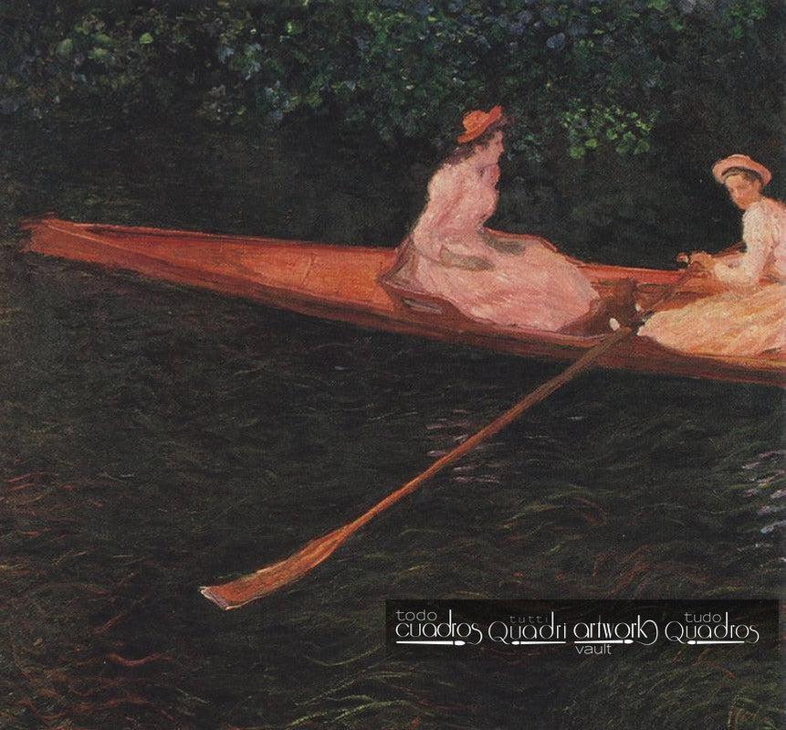 Barque sur l’Epte, Monet
