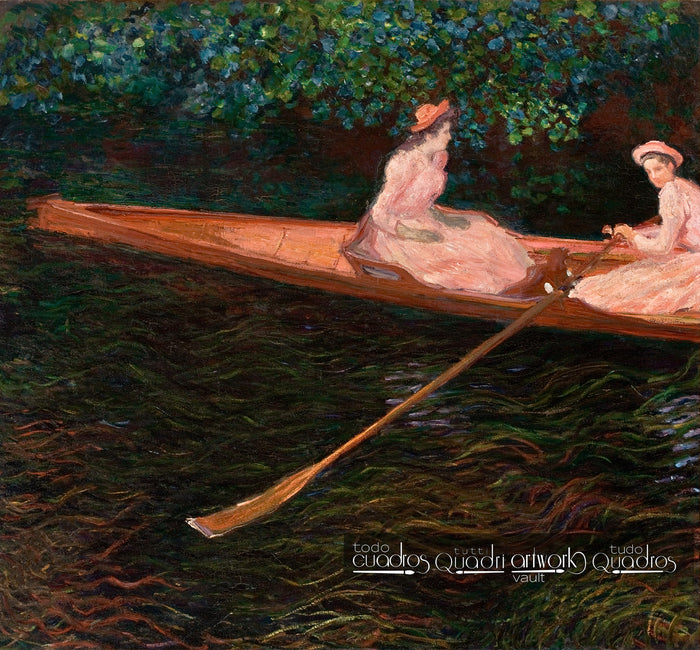 Barque sur l’Epte, Monet