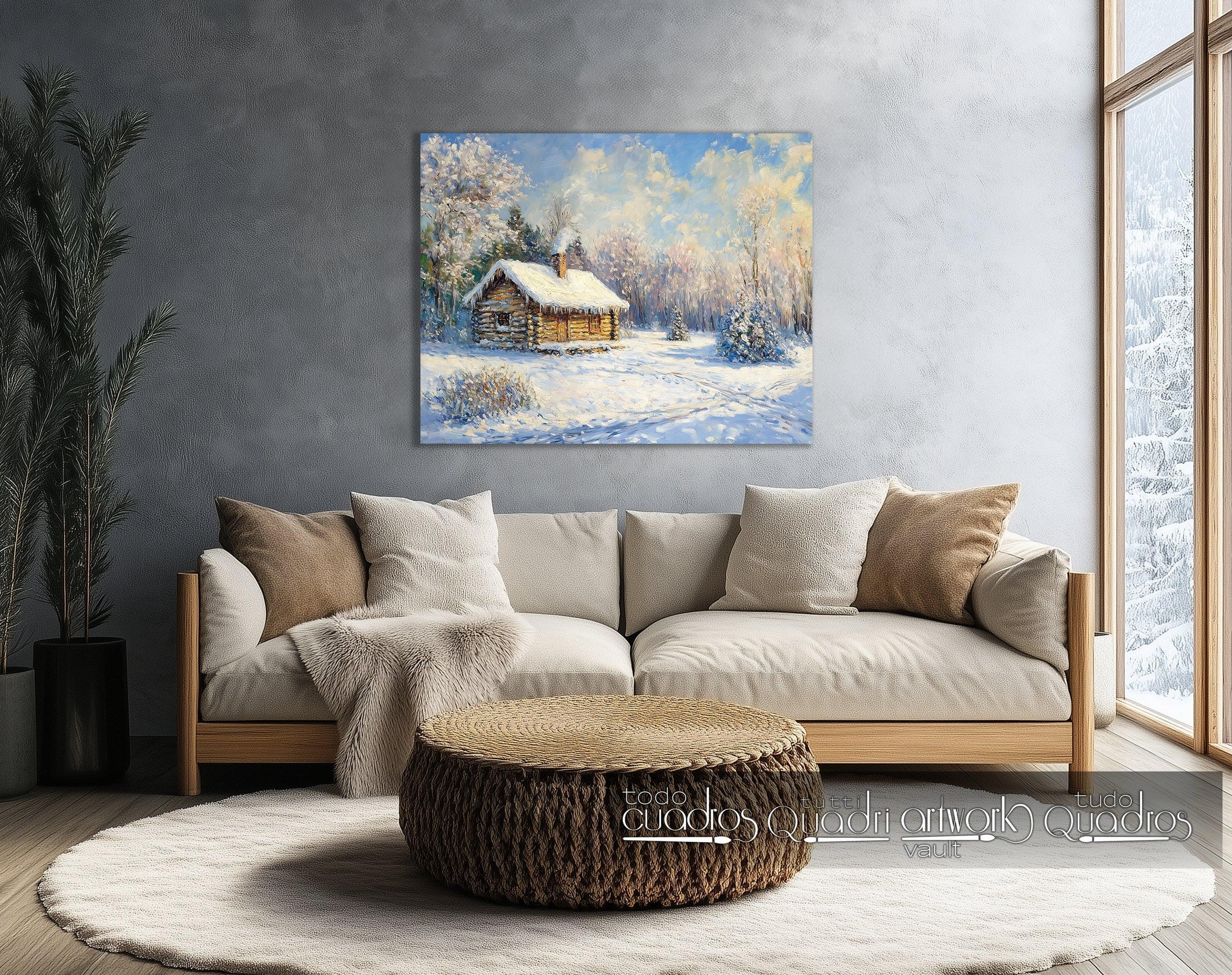 Murmures d’hiver, style Monet