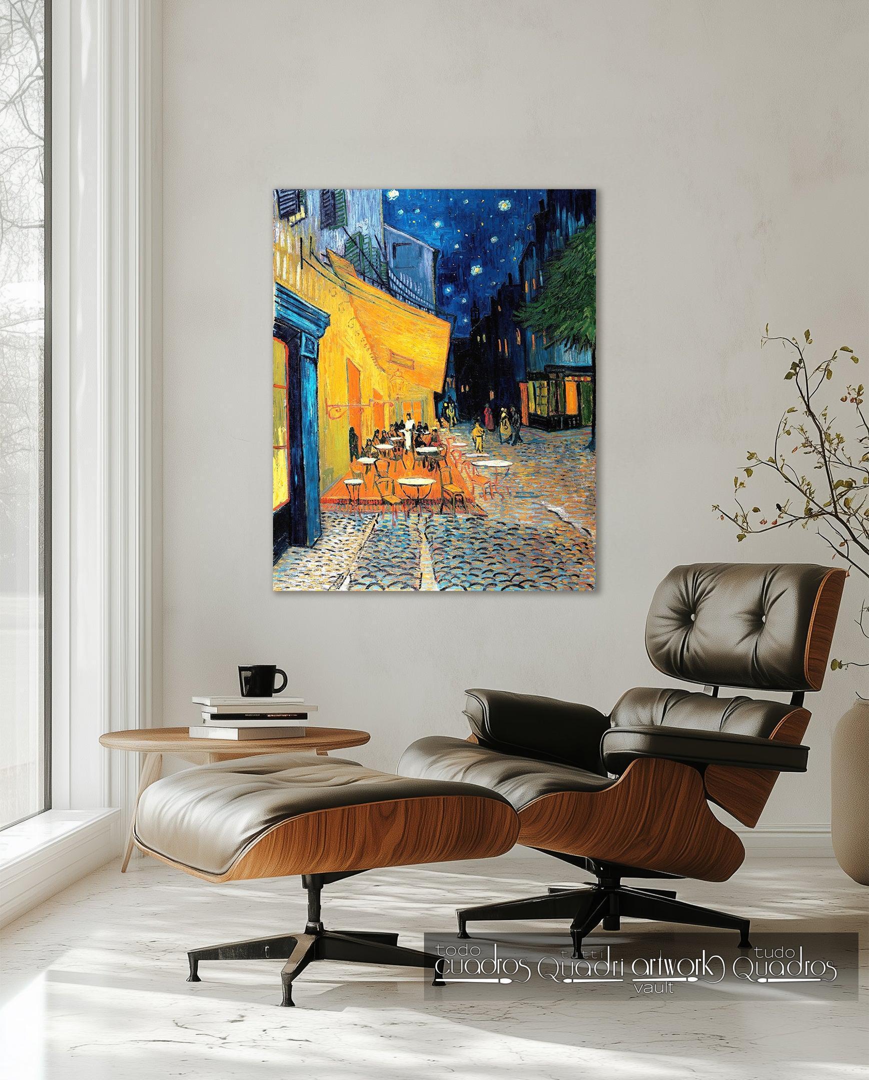 Terrasse du café le soir, Van Gogh