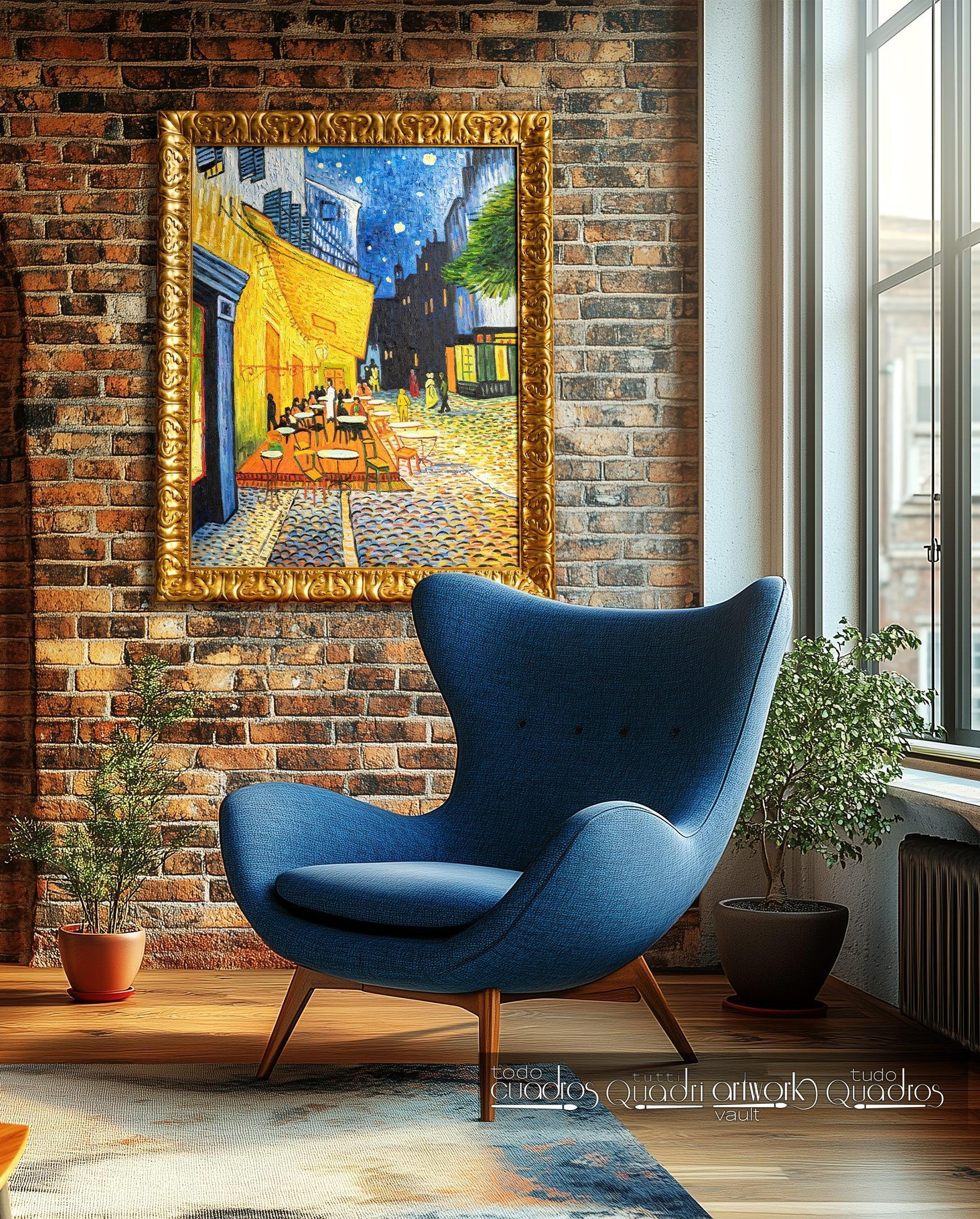 Terrasse du café le soir, Van Gogh