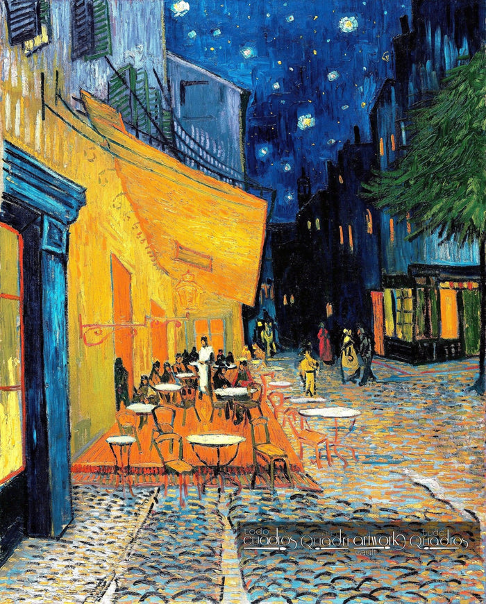 Terrasse du café le soir, Van Gogh