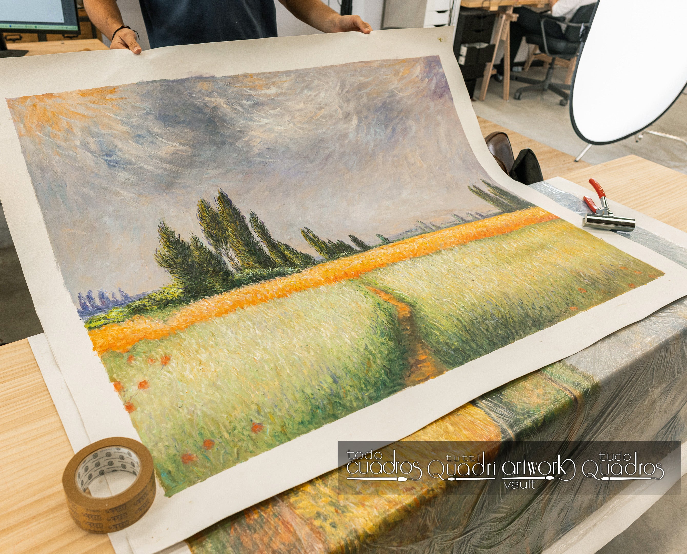 Champ de blé, Monet