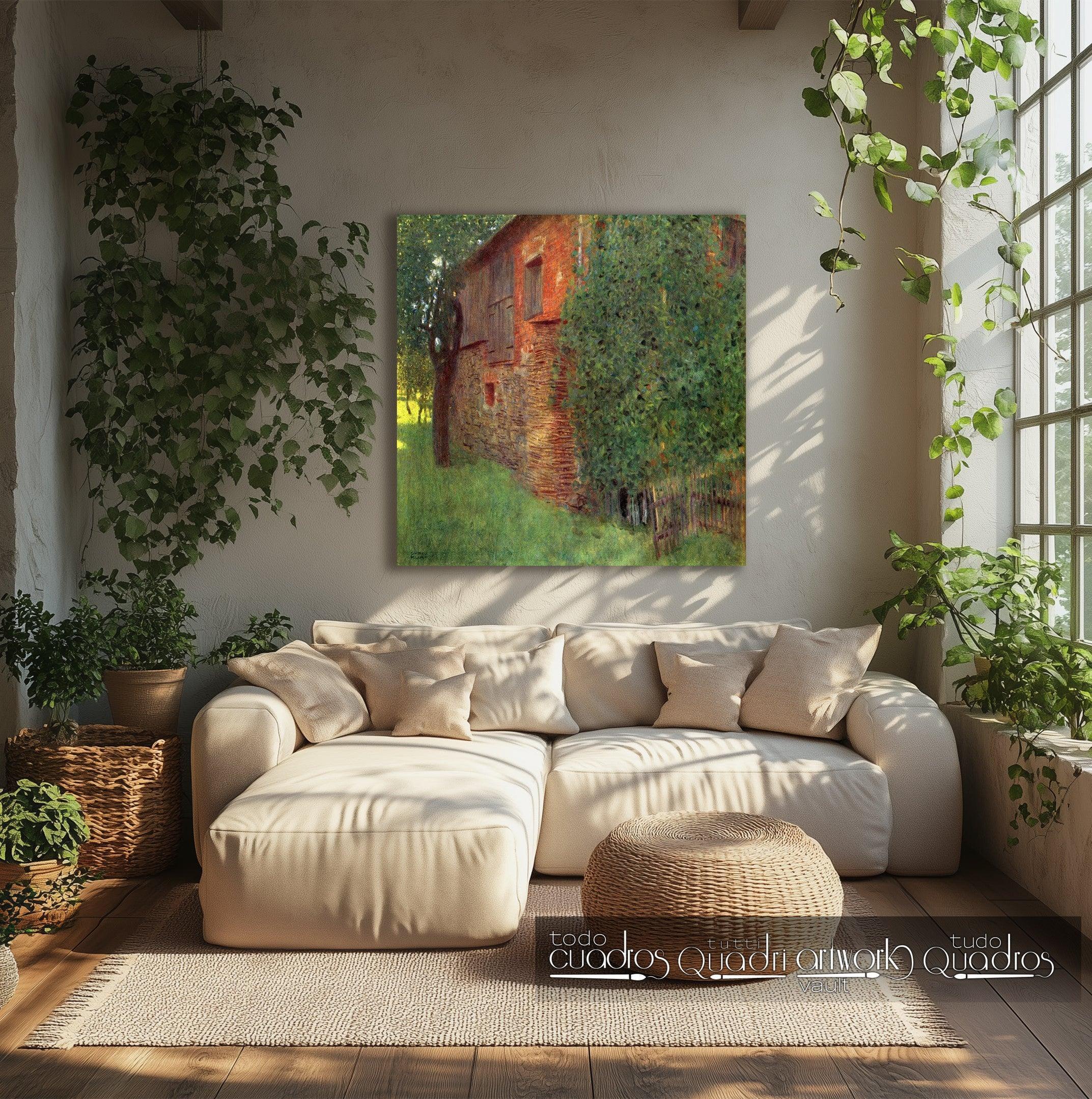 Maison au bord de l’Attersee, Klimt