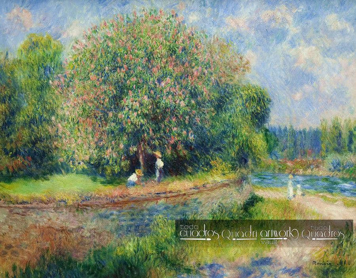 Marronnier en fleurs, Renoir