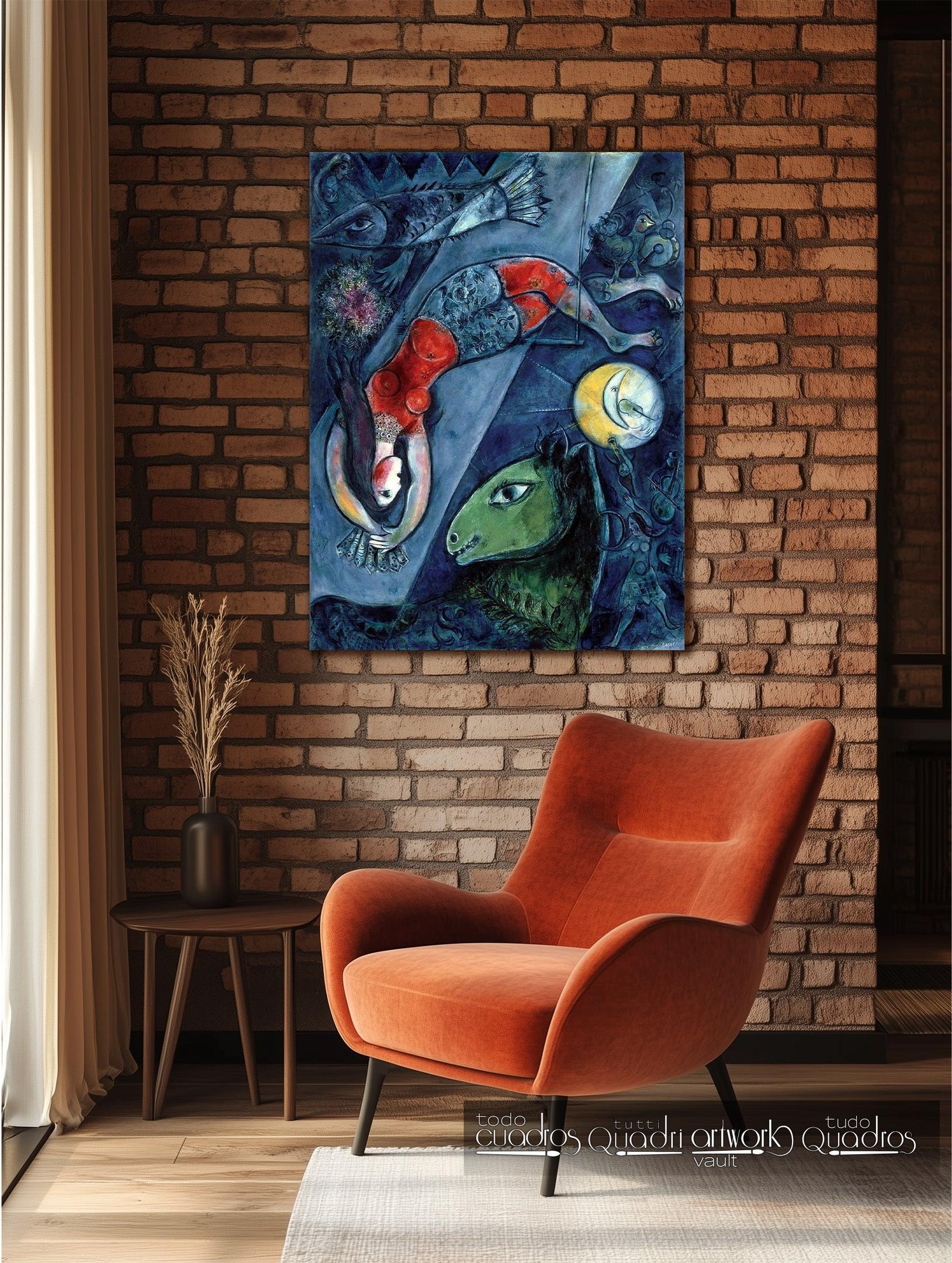 Le Cirque bleu, Chagall