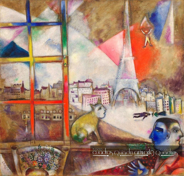 Paris par la fenêtre, Chagall