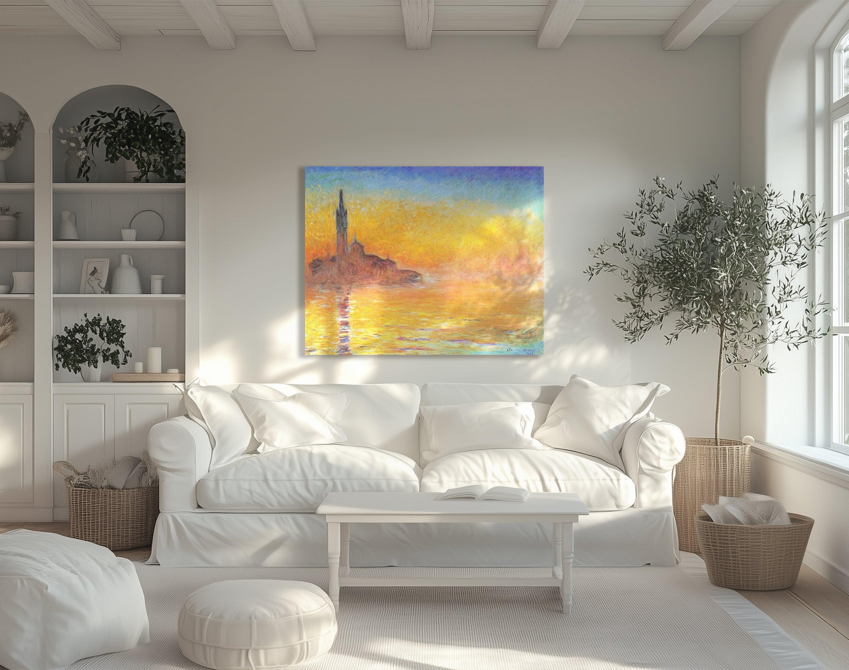 Saint-Georges majeur au crépuscule, Monet