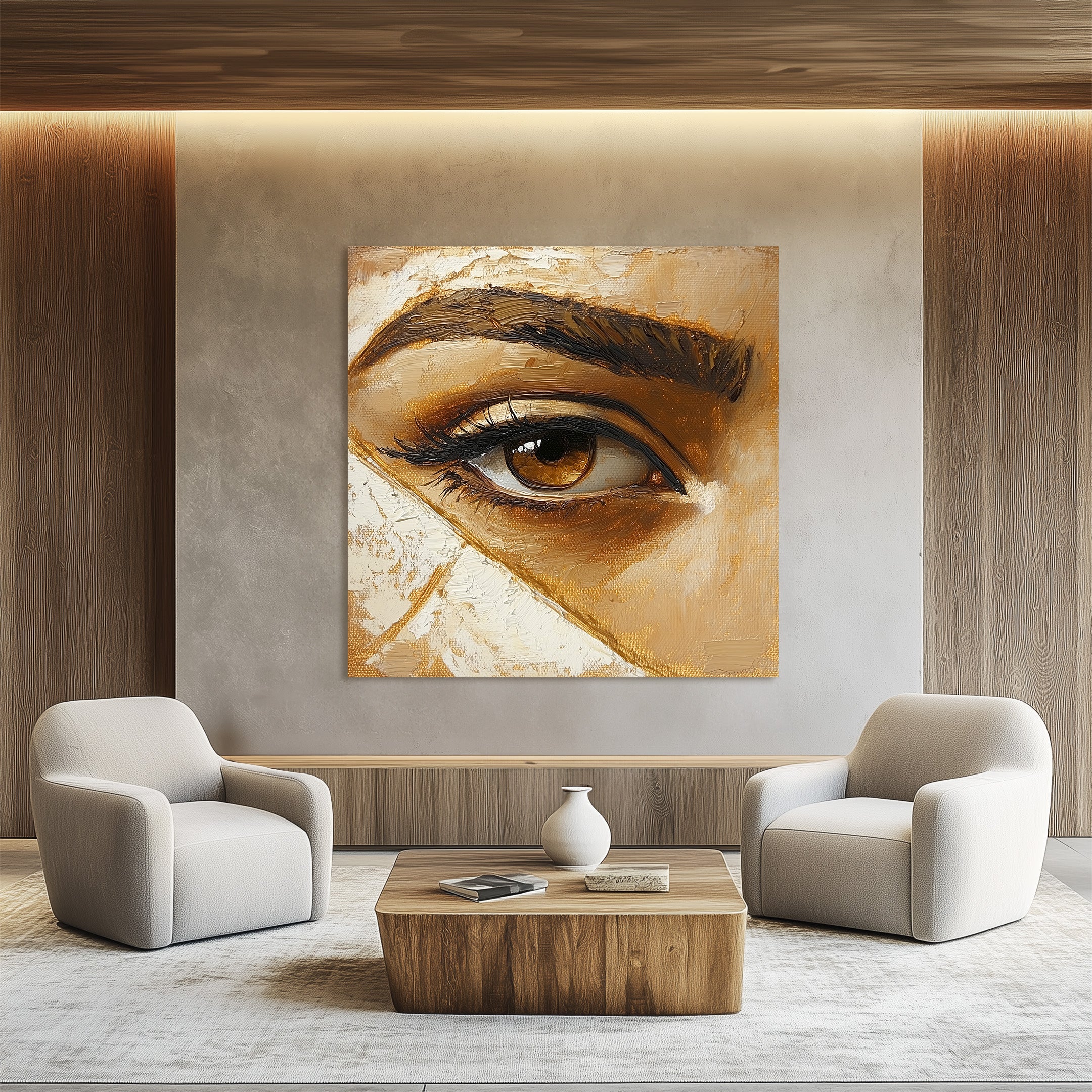 Regard ambré