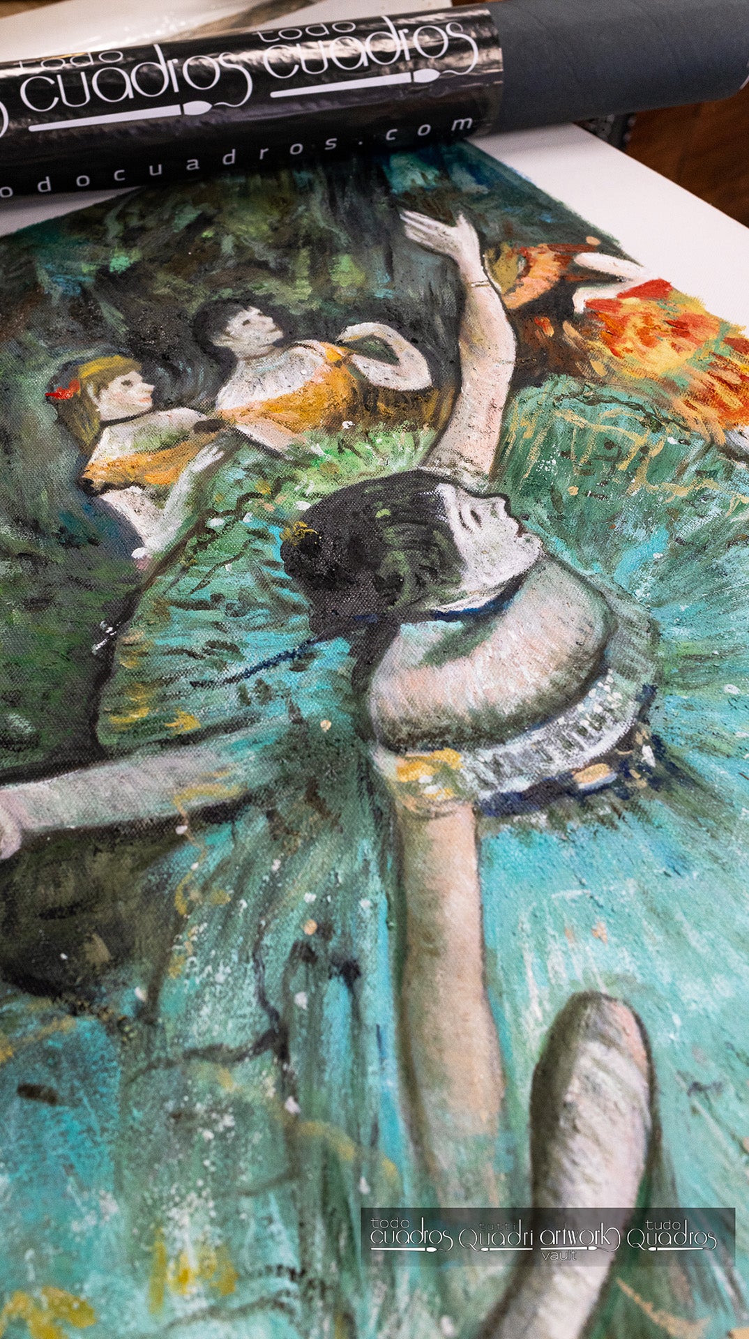 Balançant danseurs, Degas