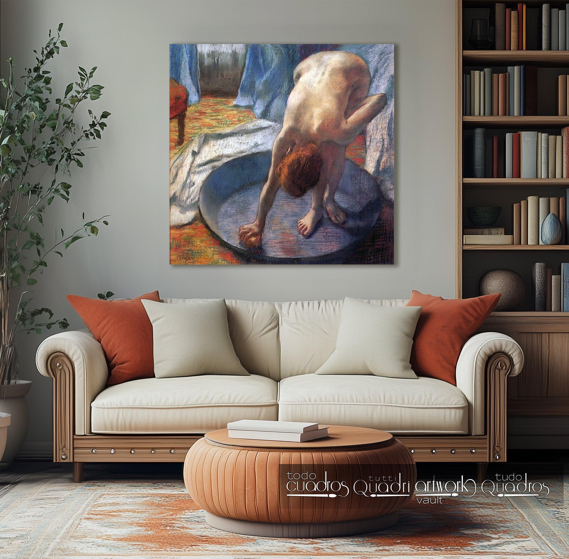 Femme à la bassine, Degas