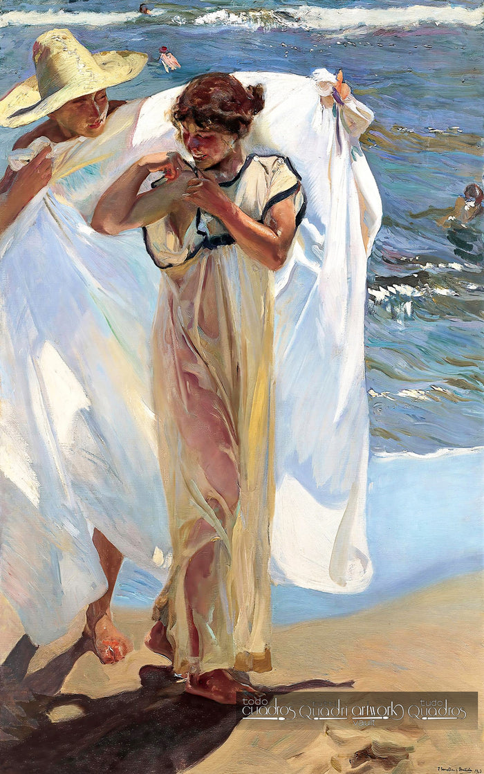 Après le bain, Sorolla