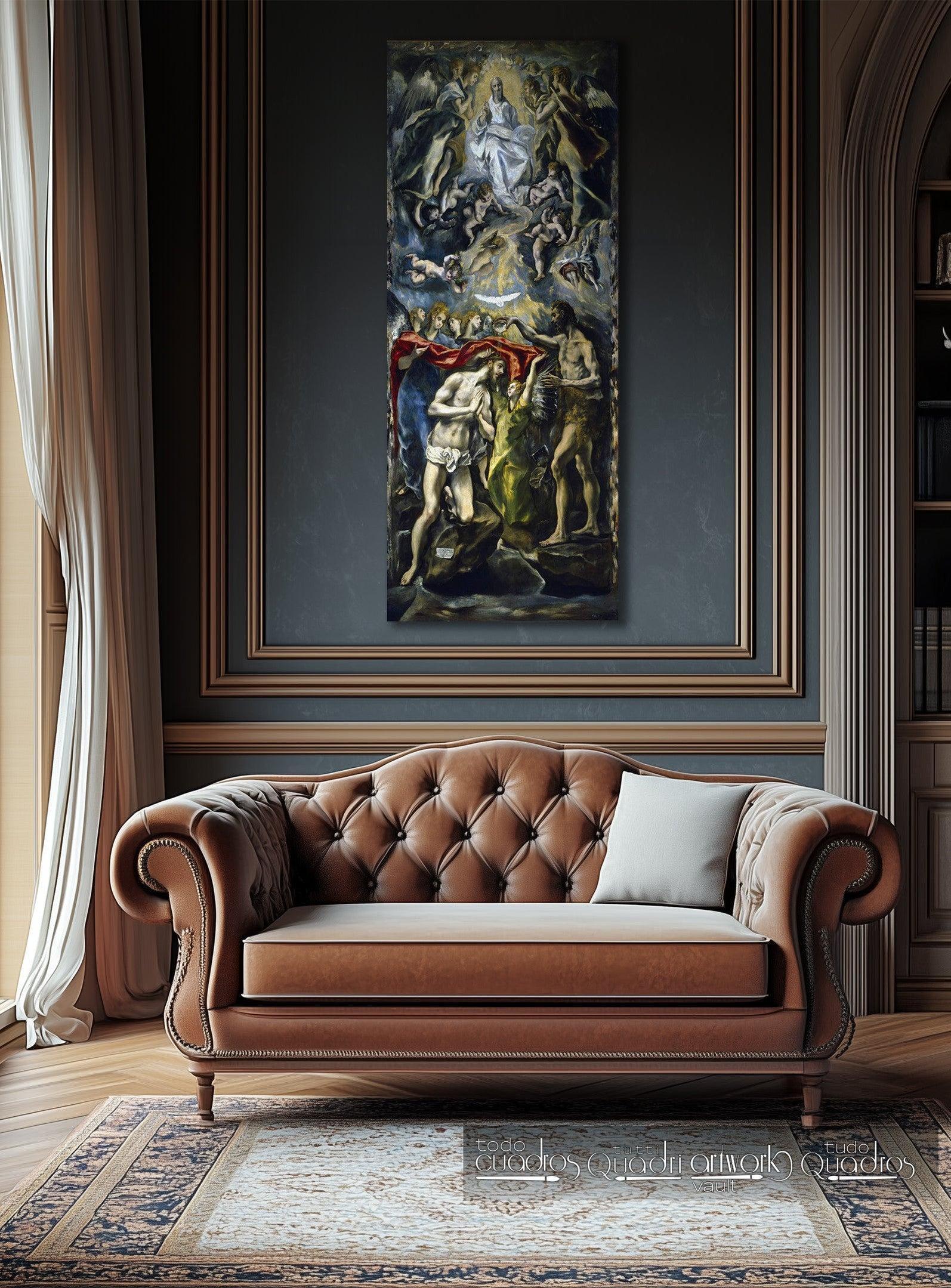 Le Baptême du Christ, Le Greco