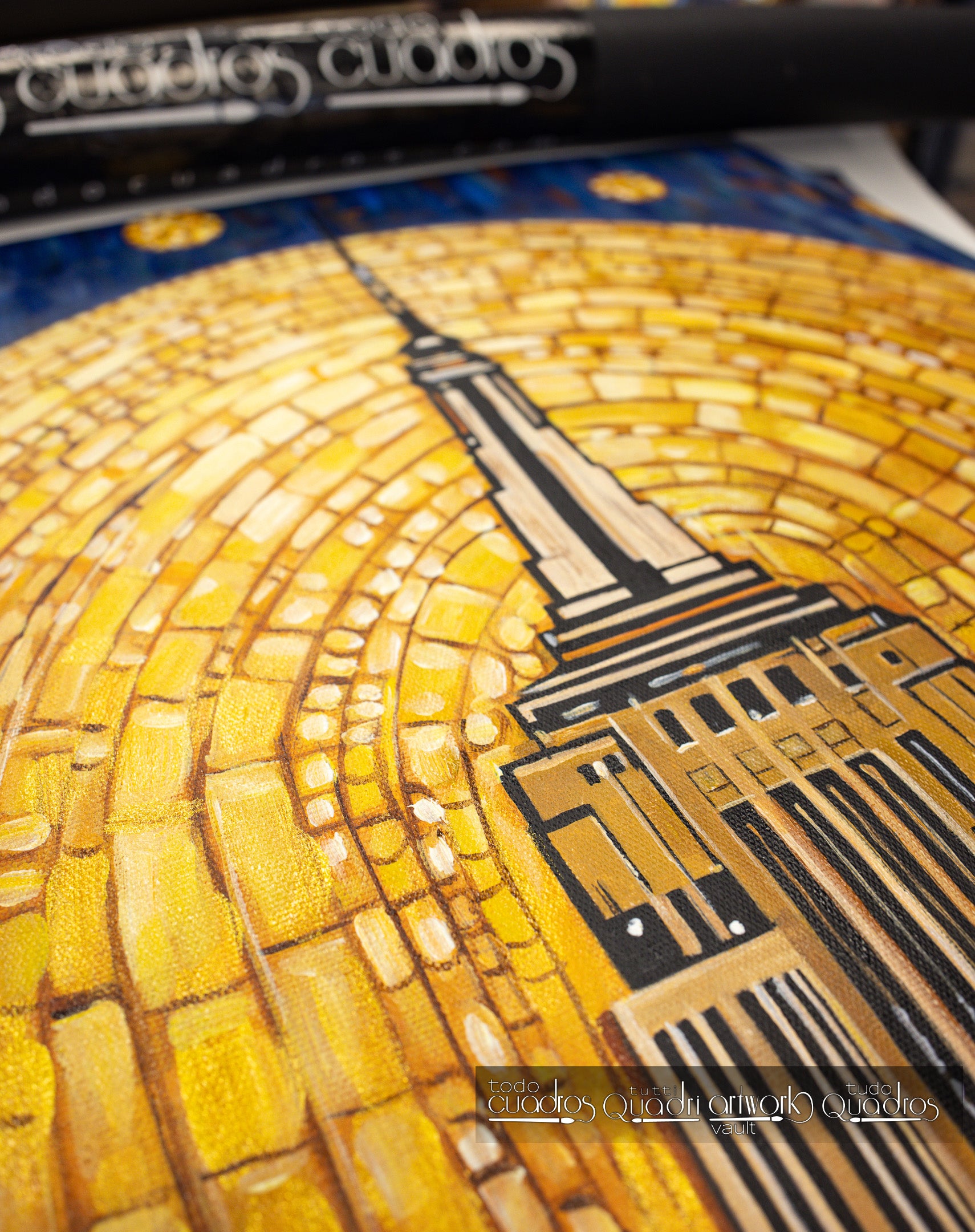 Éclat éternel sur Manhattan, style Klimt