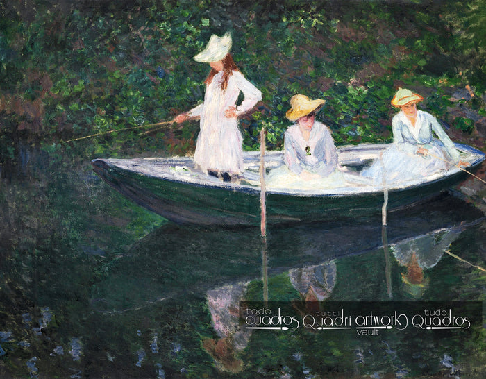 La barque à Giverny, Monet