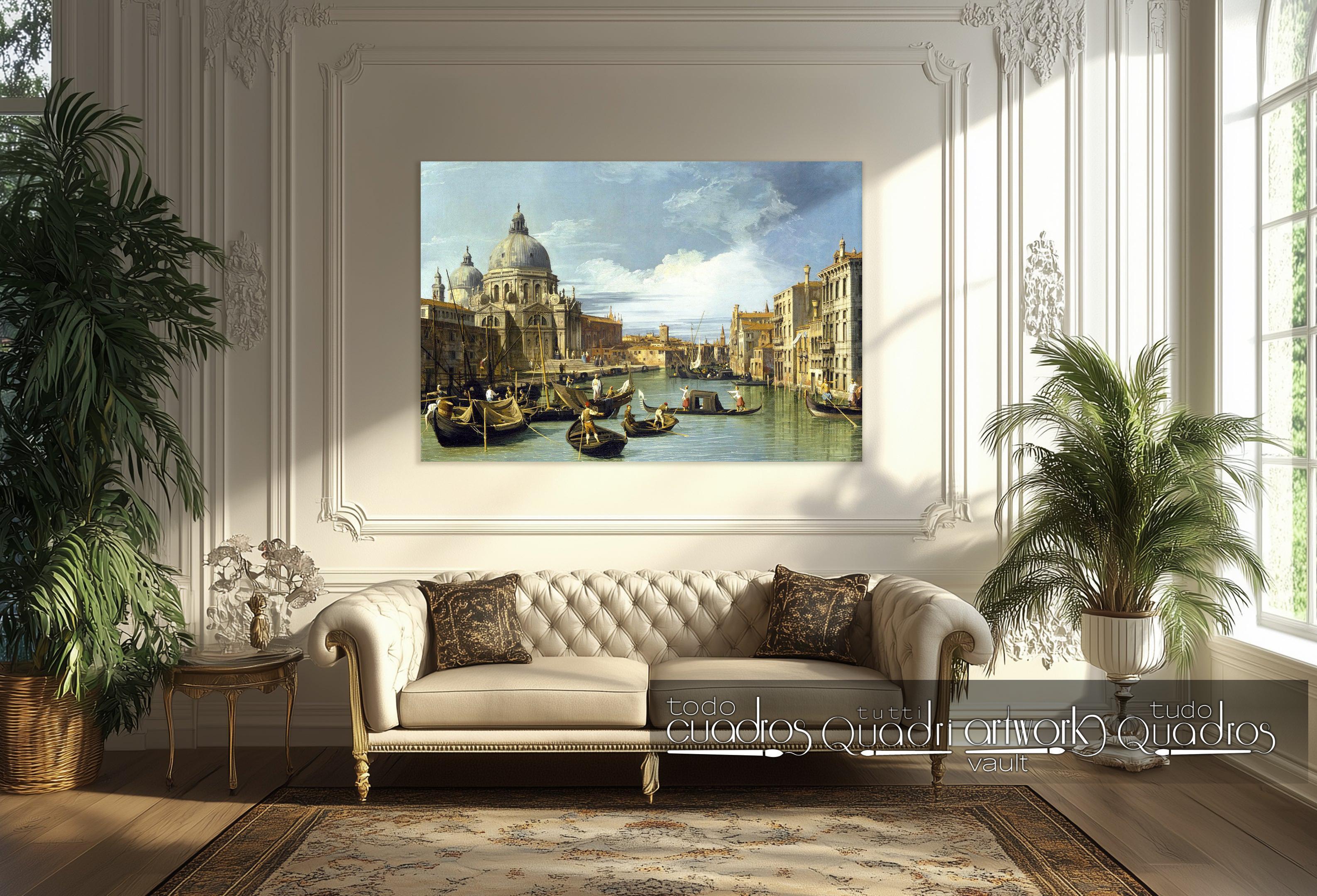 L’Entrée du Grand Canal, Venise. Canaletto