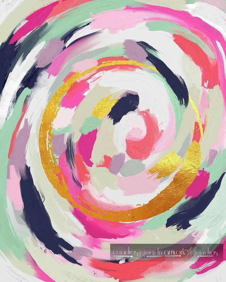 Spirale du Japon, Abstrait