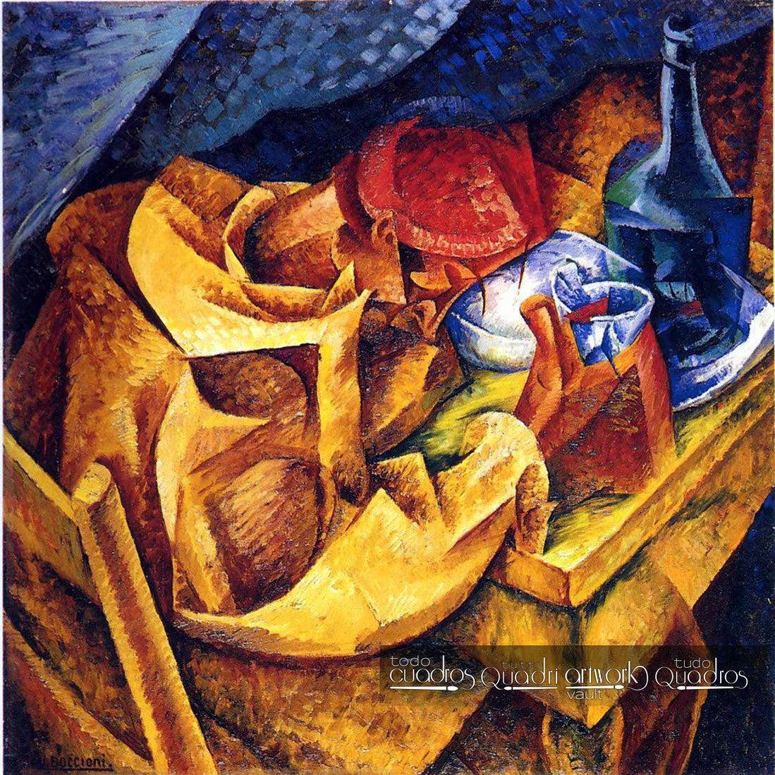 Le buveur, Boccioni