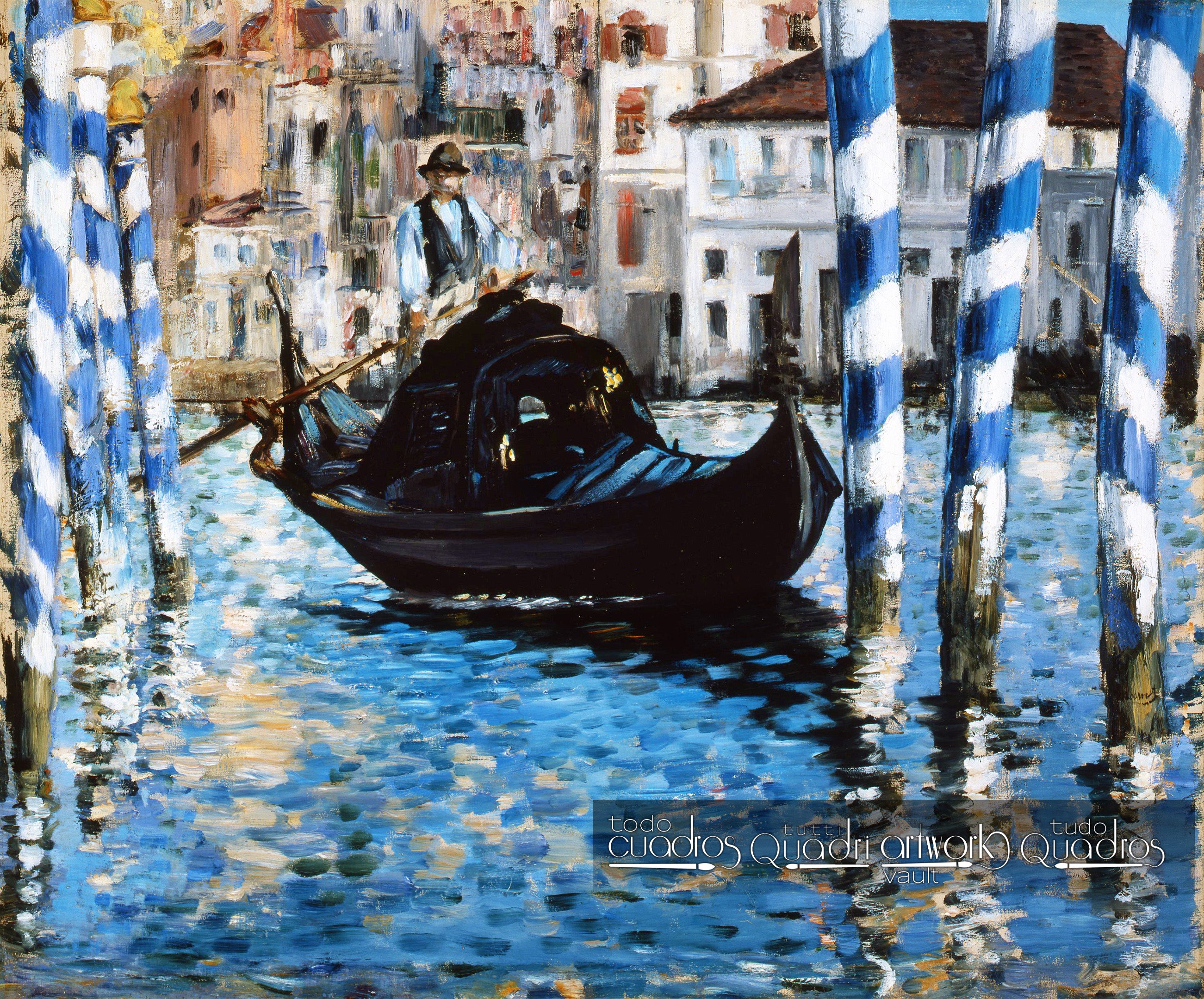 Le Grand Canal à Venise, Manet