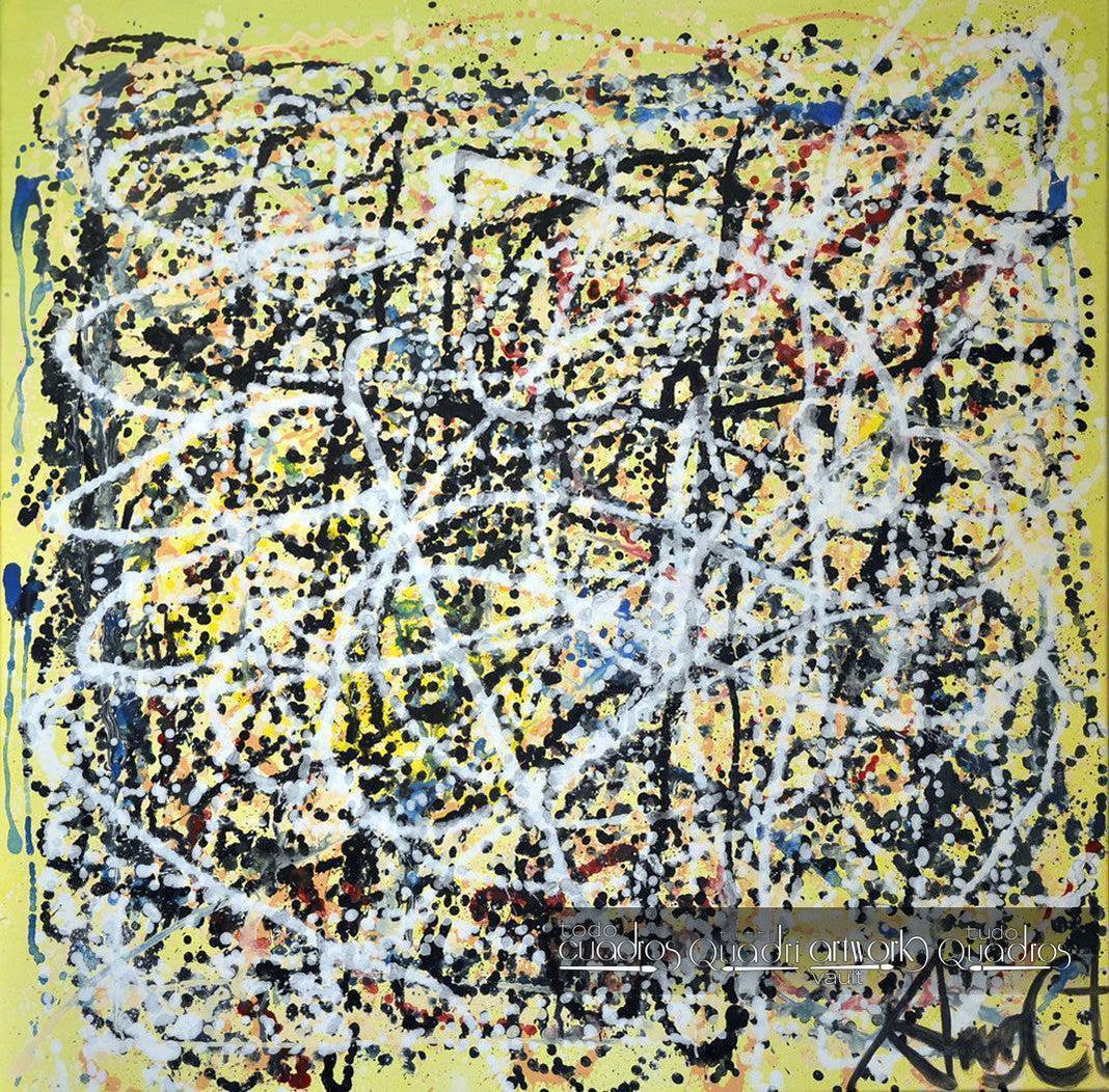 Tableau "Hommage à Pollock" <br /> A. Croxatto (2015)
