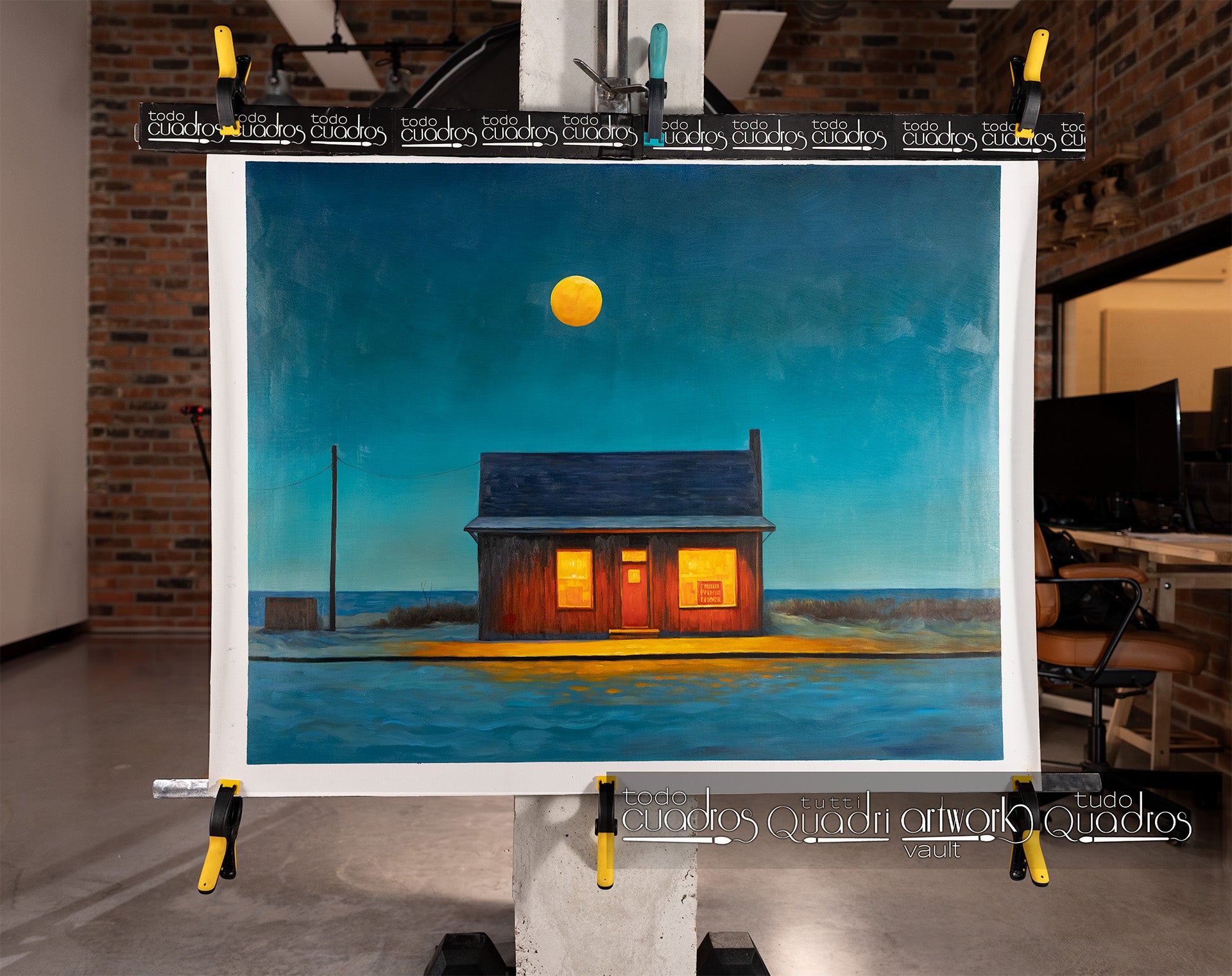 Service de nuit, style Hopper