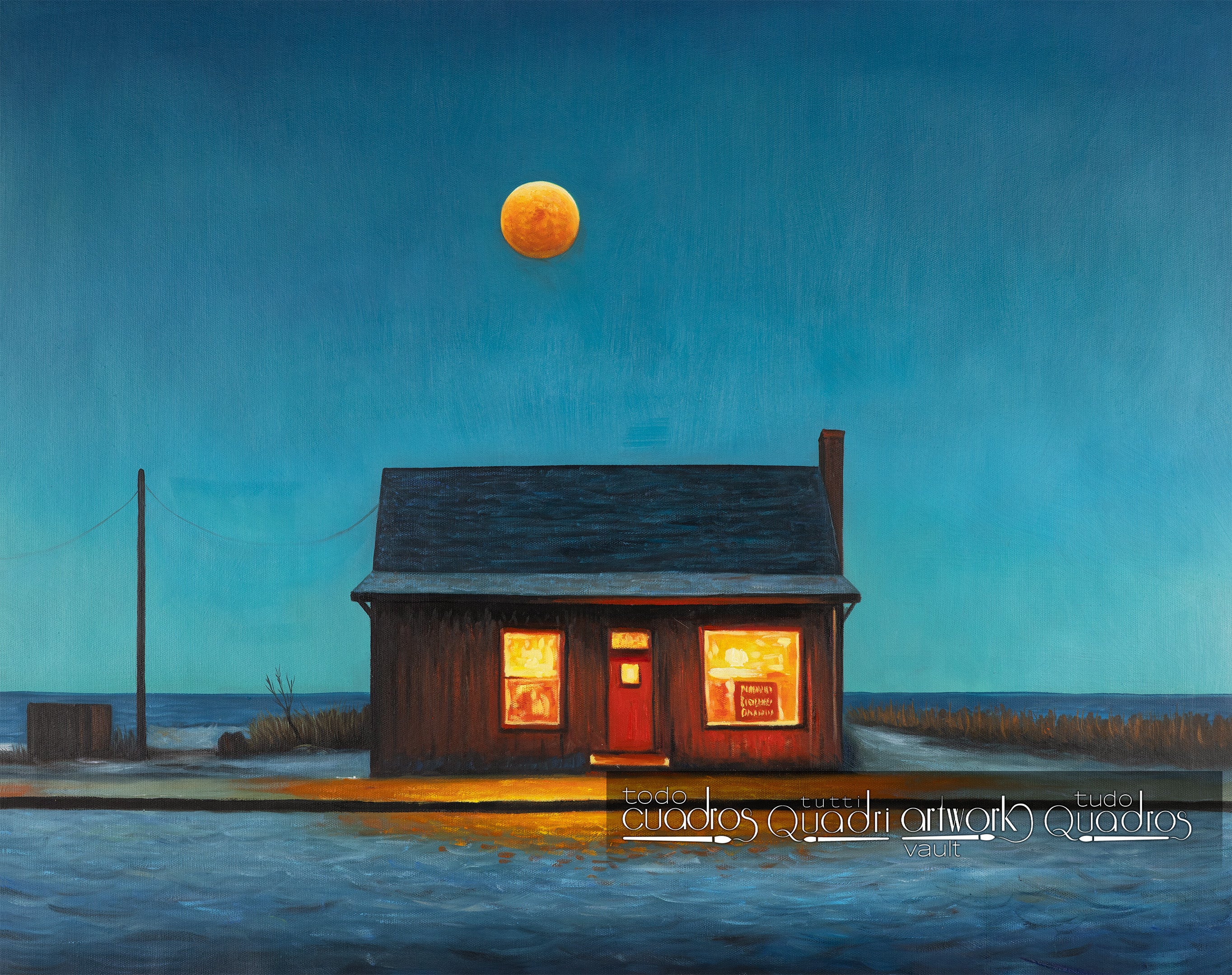 Service de nuit, style Hopper