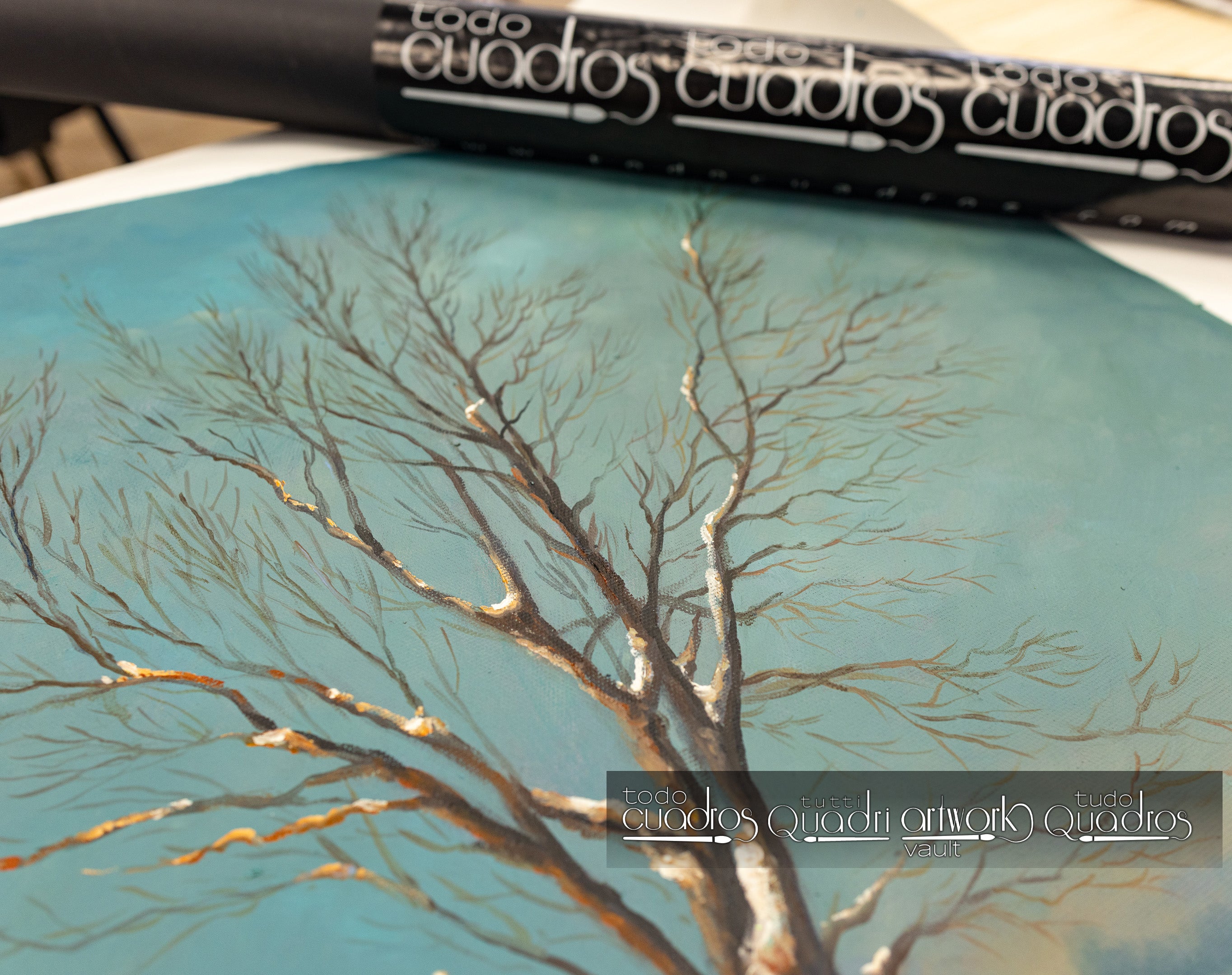 Là où le chemin s’arrête, style Hopper