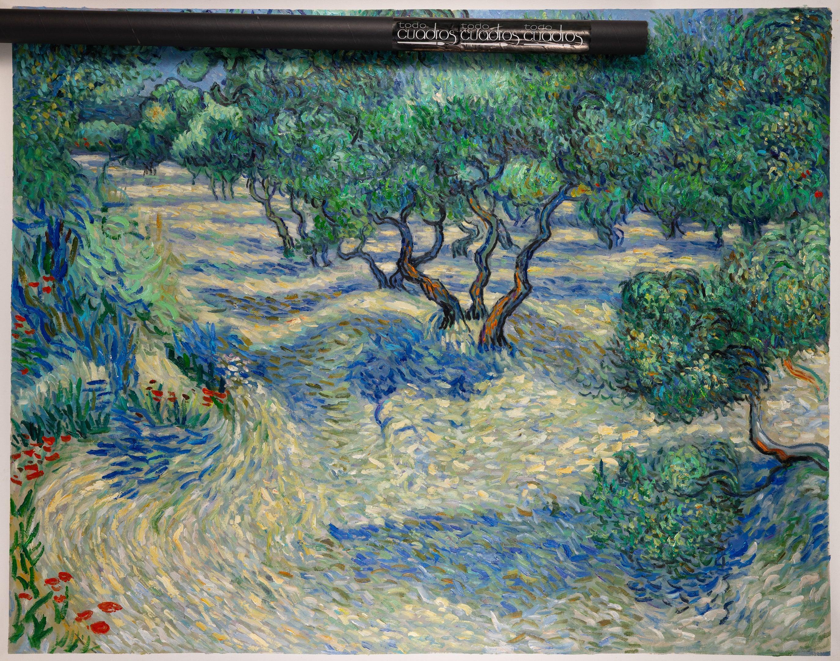Verger d'oliviers, Van Gogh