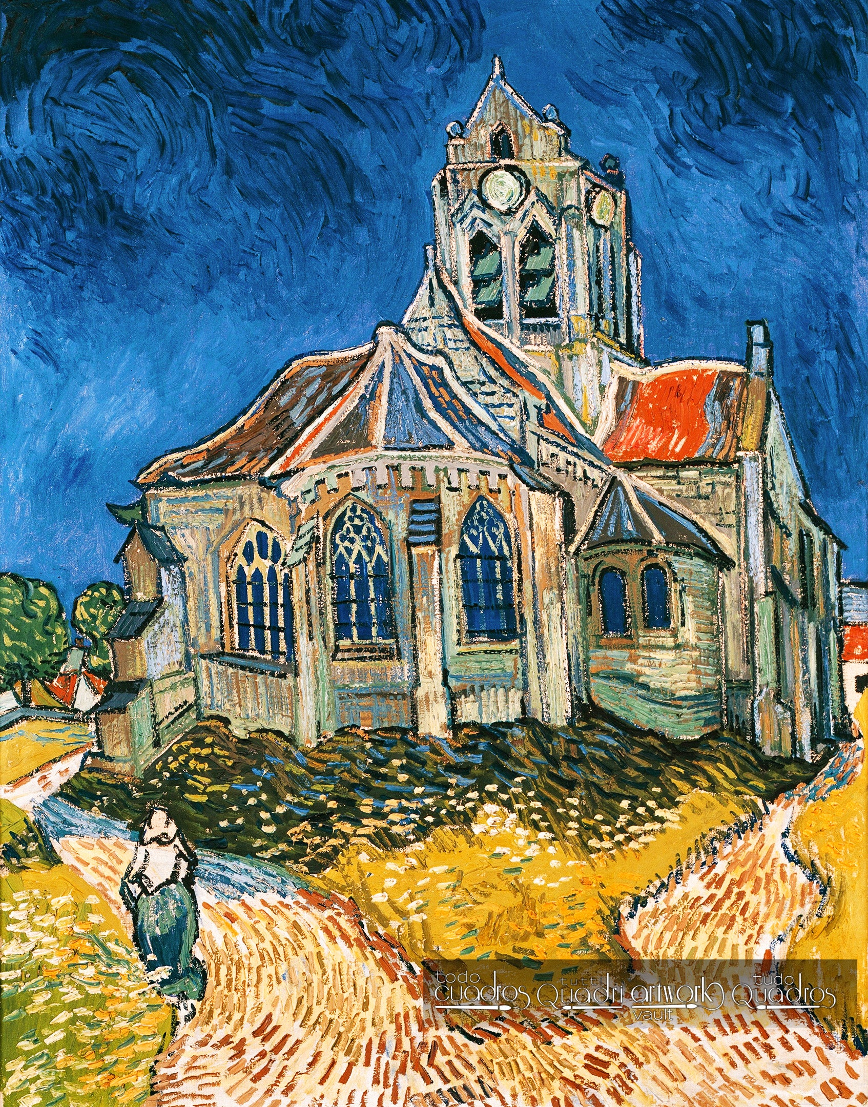 L'Église d'Auvers-sur-Oise, Van Gogh