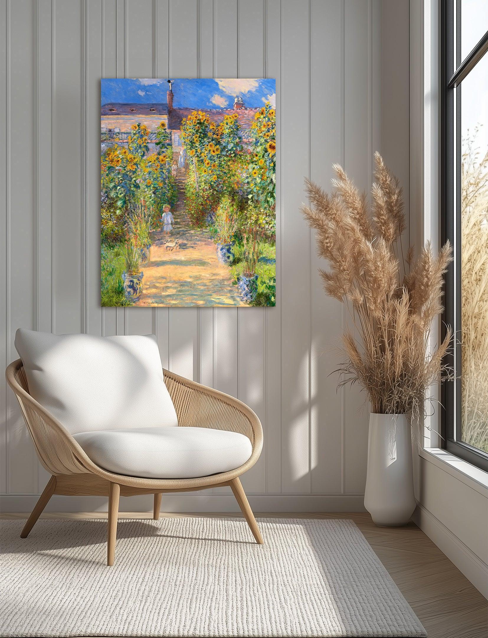 Le Jardin de Monet à Vétheuil, Monet