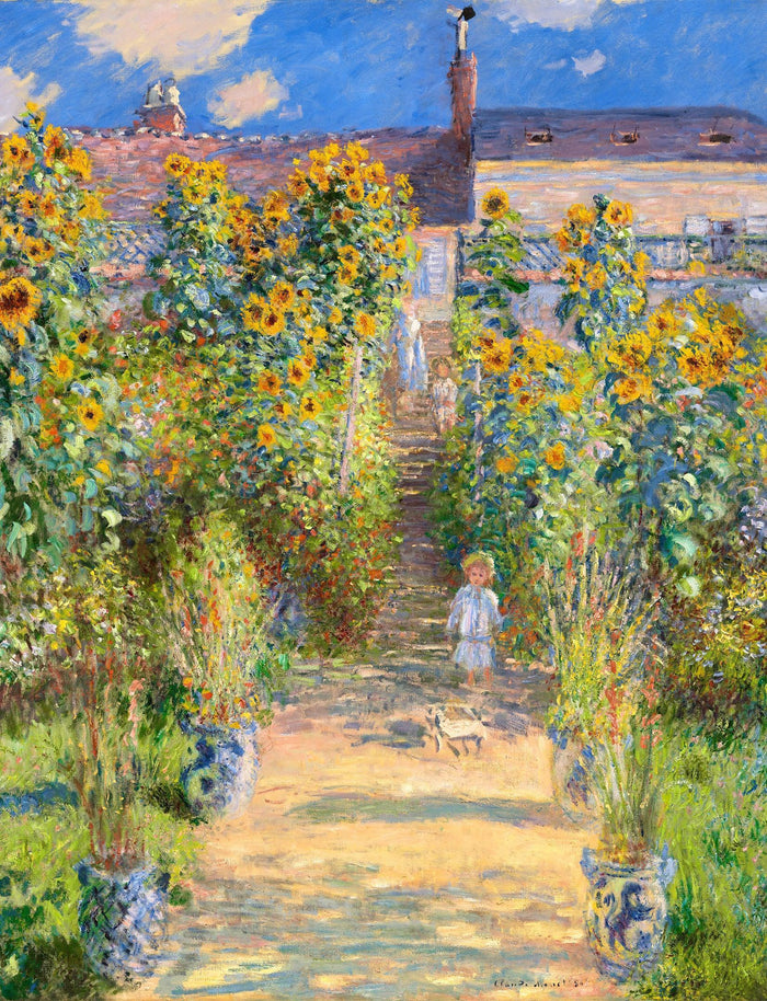 Le Jardin de Monet à Vétheuil, Monet