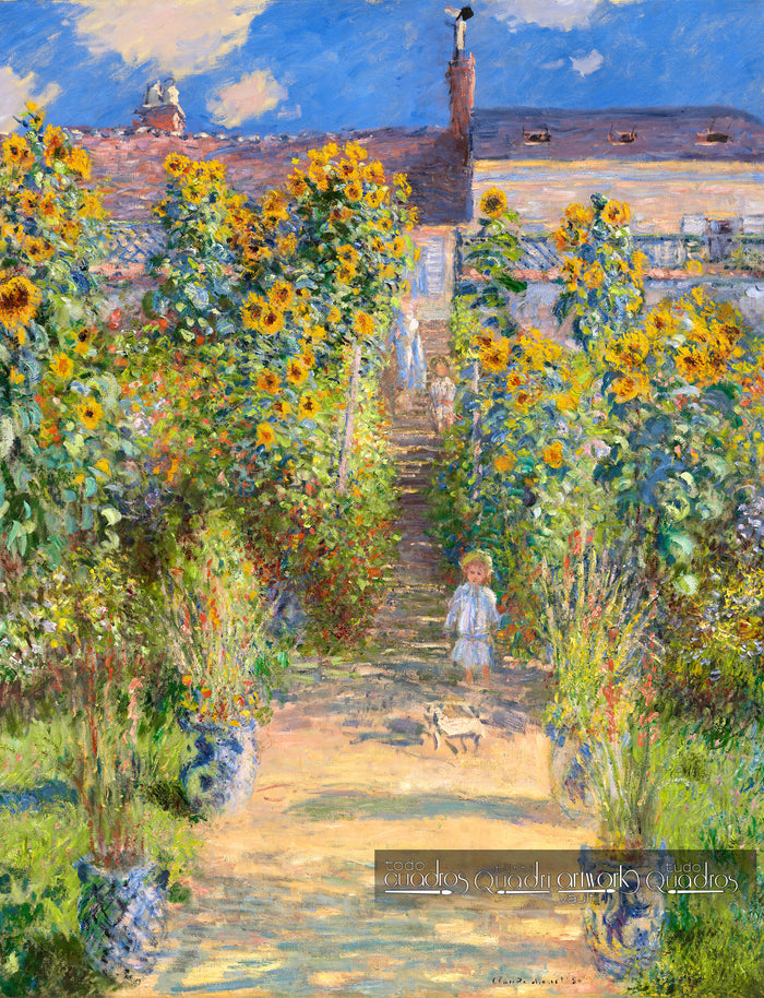 Le Jardin de Monet à Vétheuil, Monet