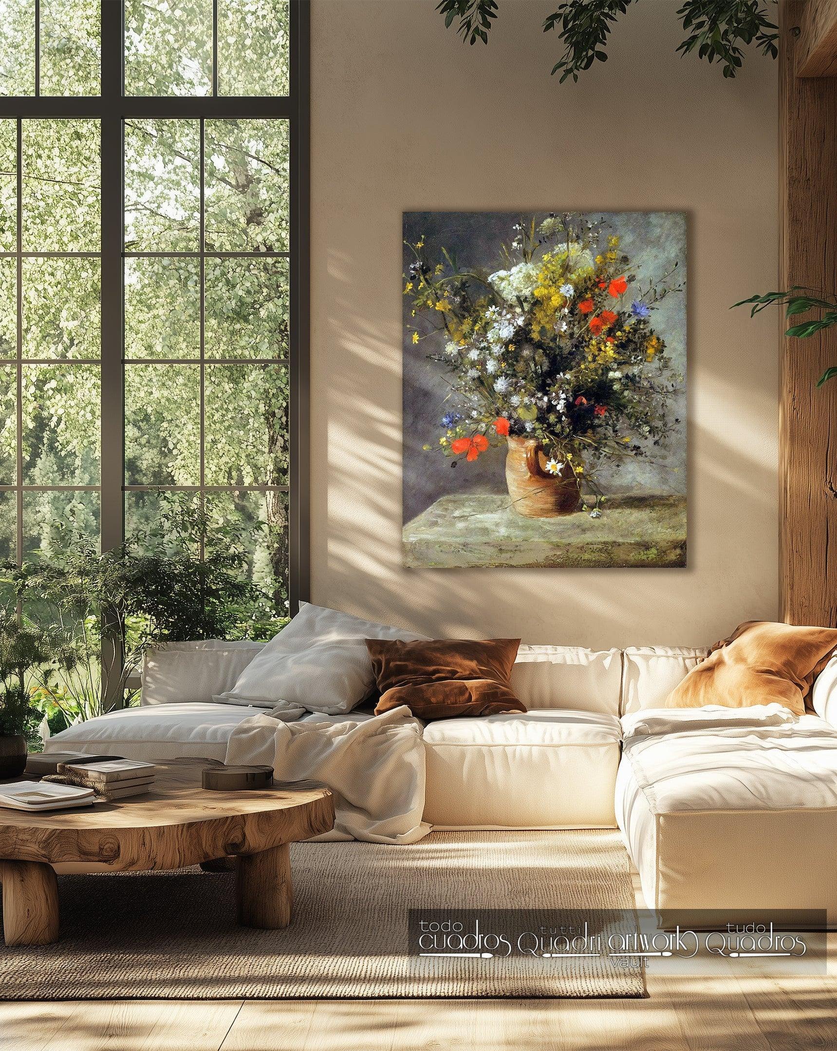 Vase de fleurs, Renoir