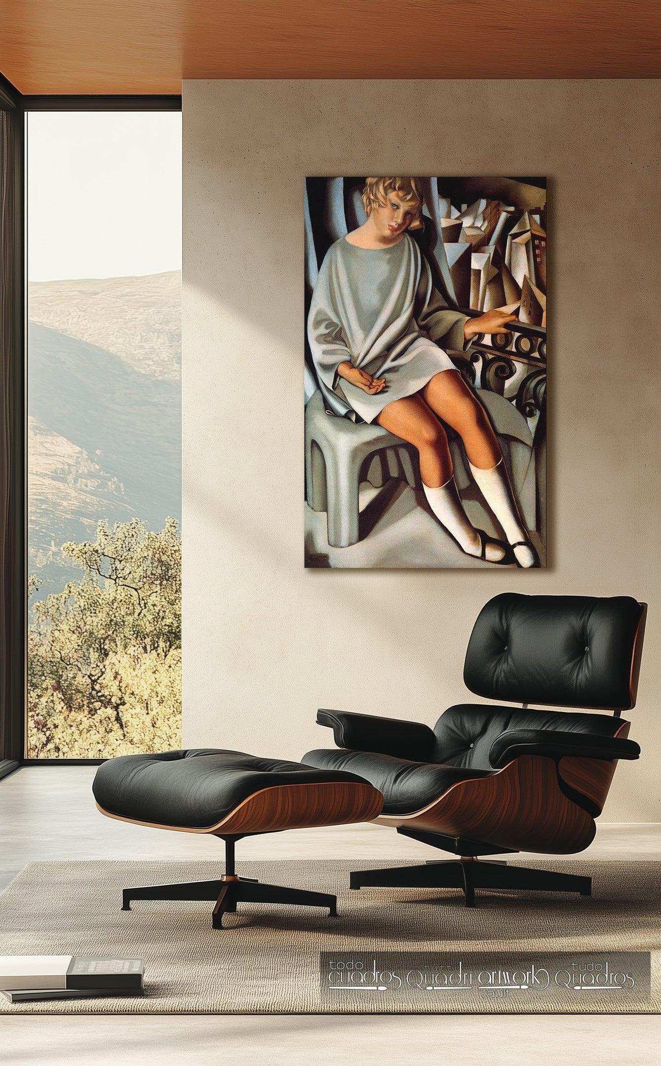 Kizette au balcon, Lempicka